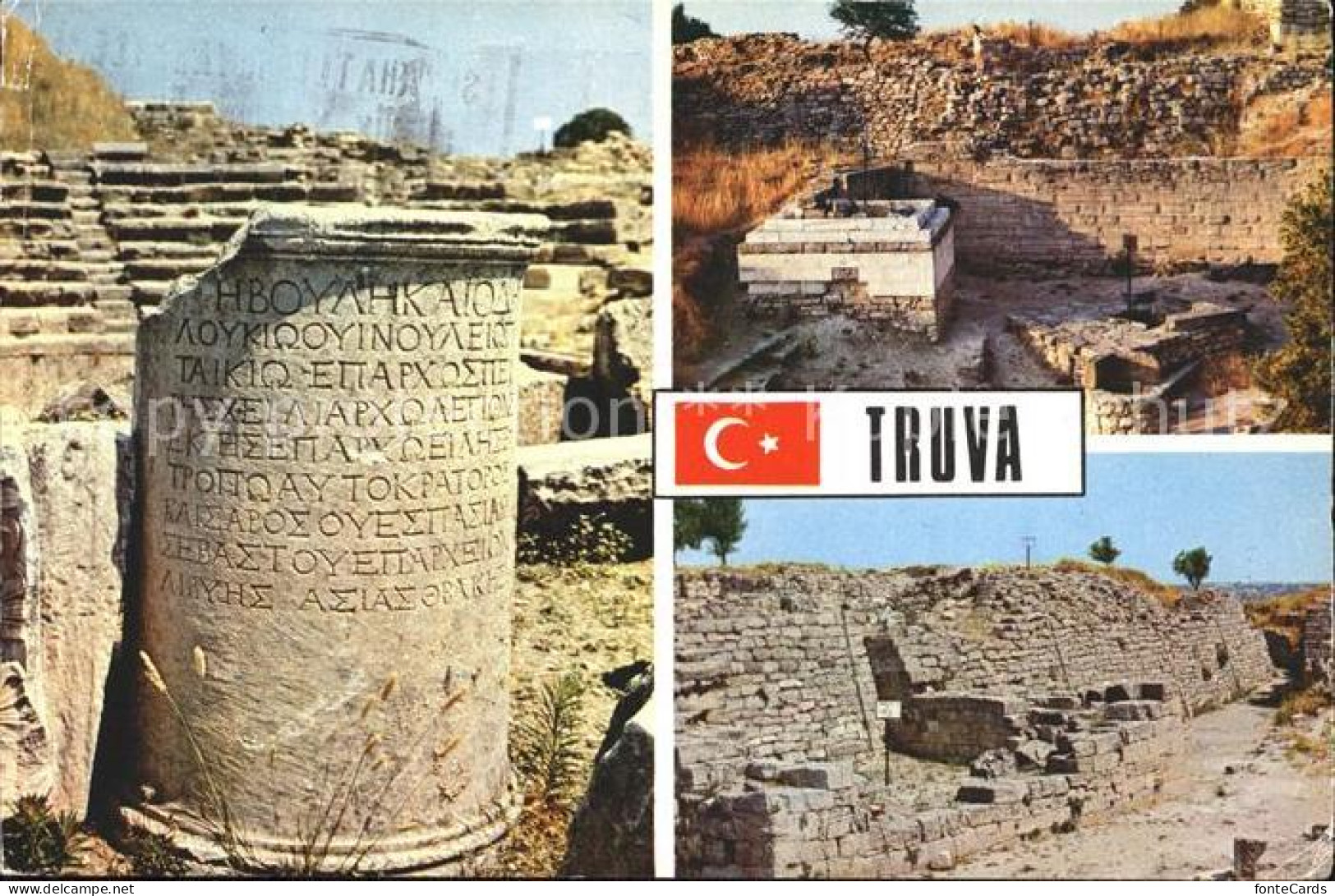 71842104 Truva Canakkale Temple-Troy  Truva - Turquie