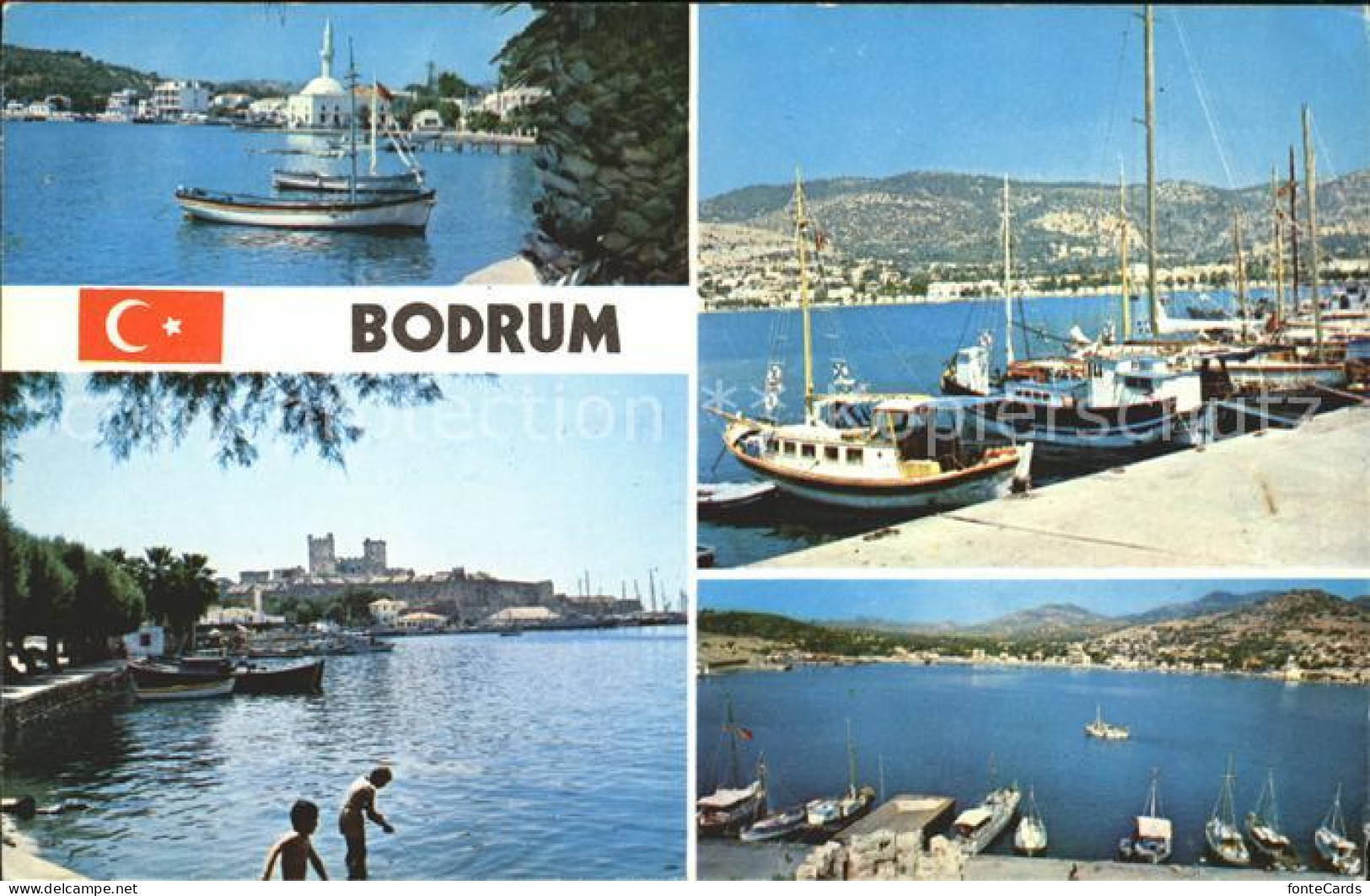 71842070 Bodrum Hafen Segelboote Kinder Bodrum - Turquie