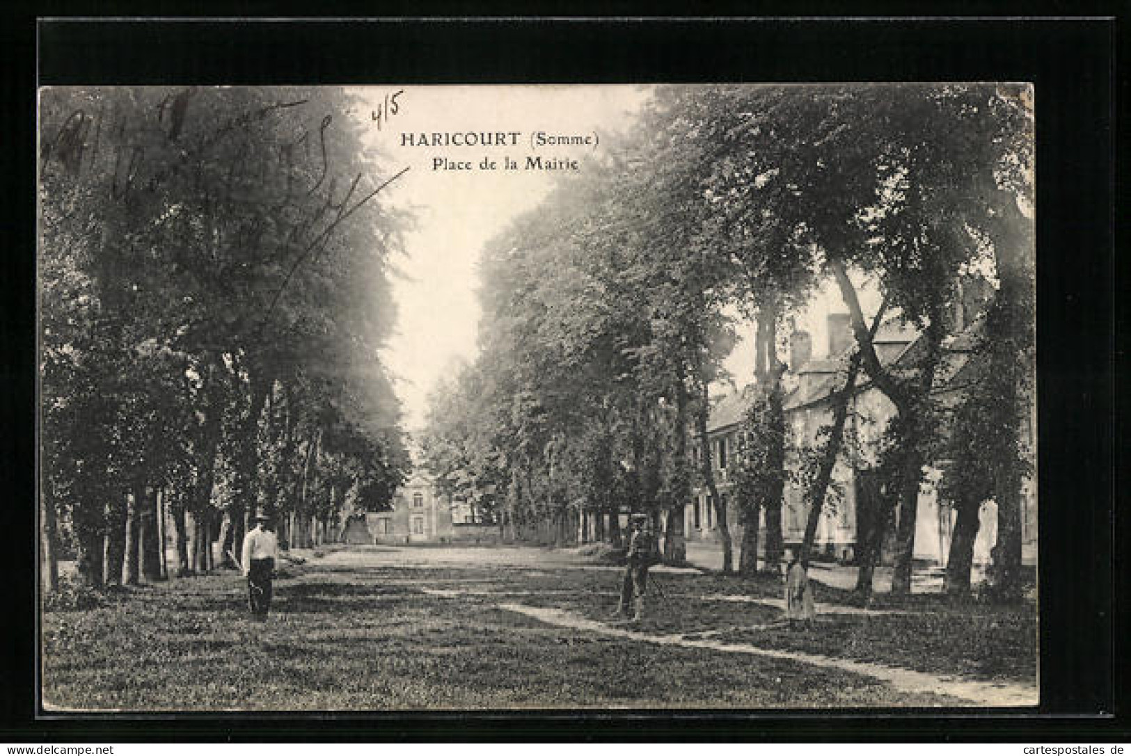 CPA Haricourt, Place De La Mairie  - Autres & Non Classés