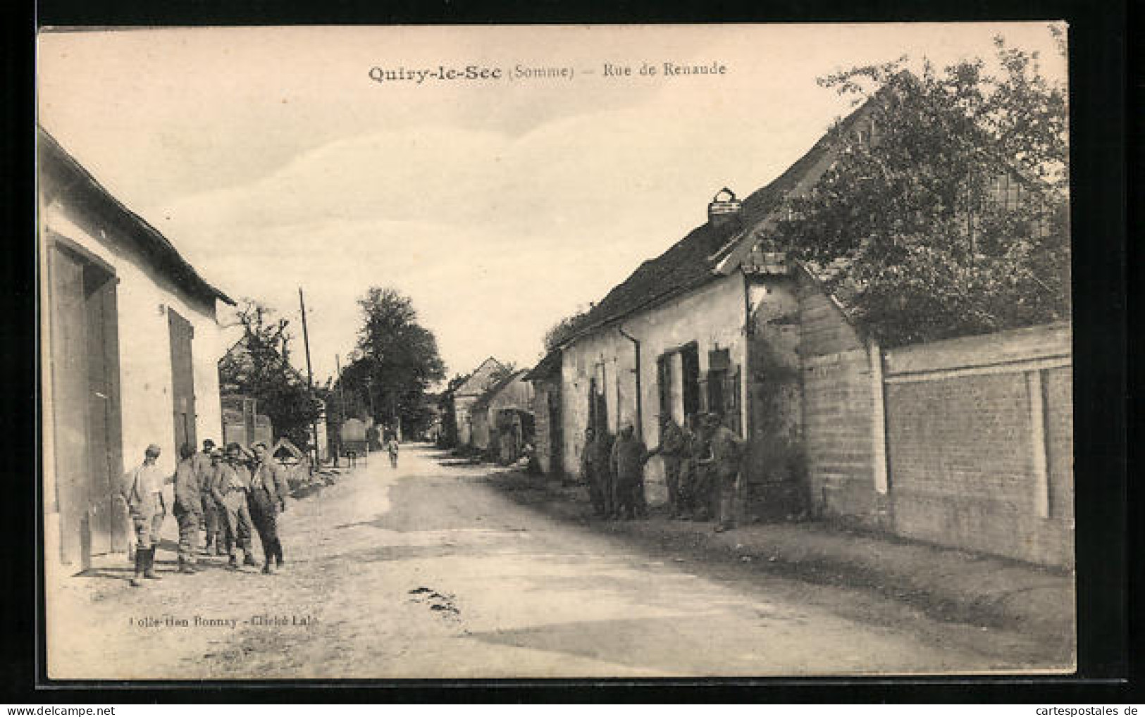 CPA Quiry-le-Sec, Rue De Renaude  - Autres & Non Classés