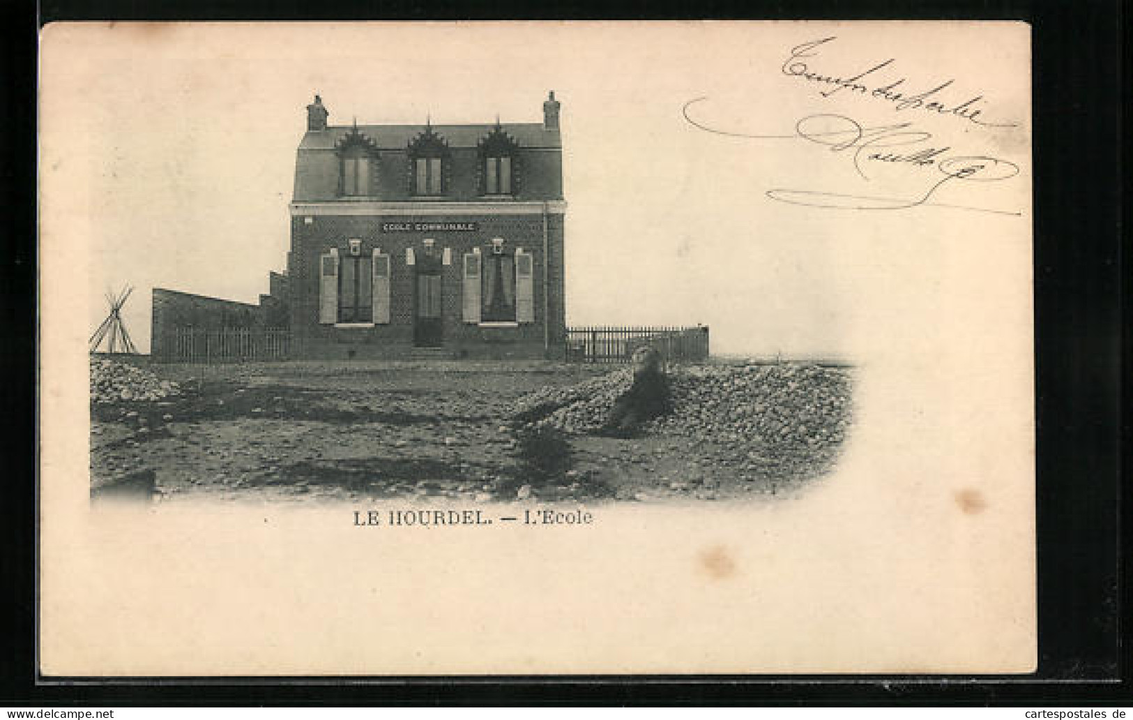 CPA Le Hourdel, L`Ecole  - Le Hourdel