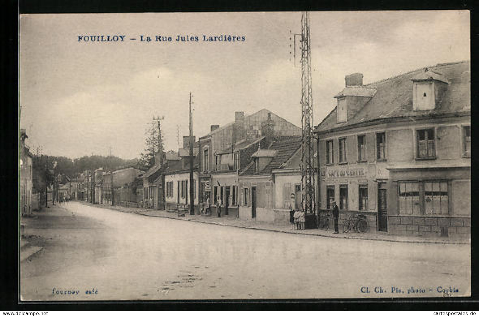 CPA Fouilloy, La Rue Jules Lardières, Vue De La Rue  - Other & Unclassified