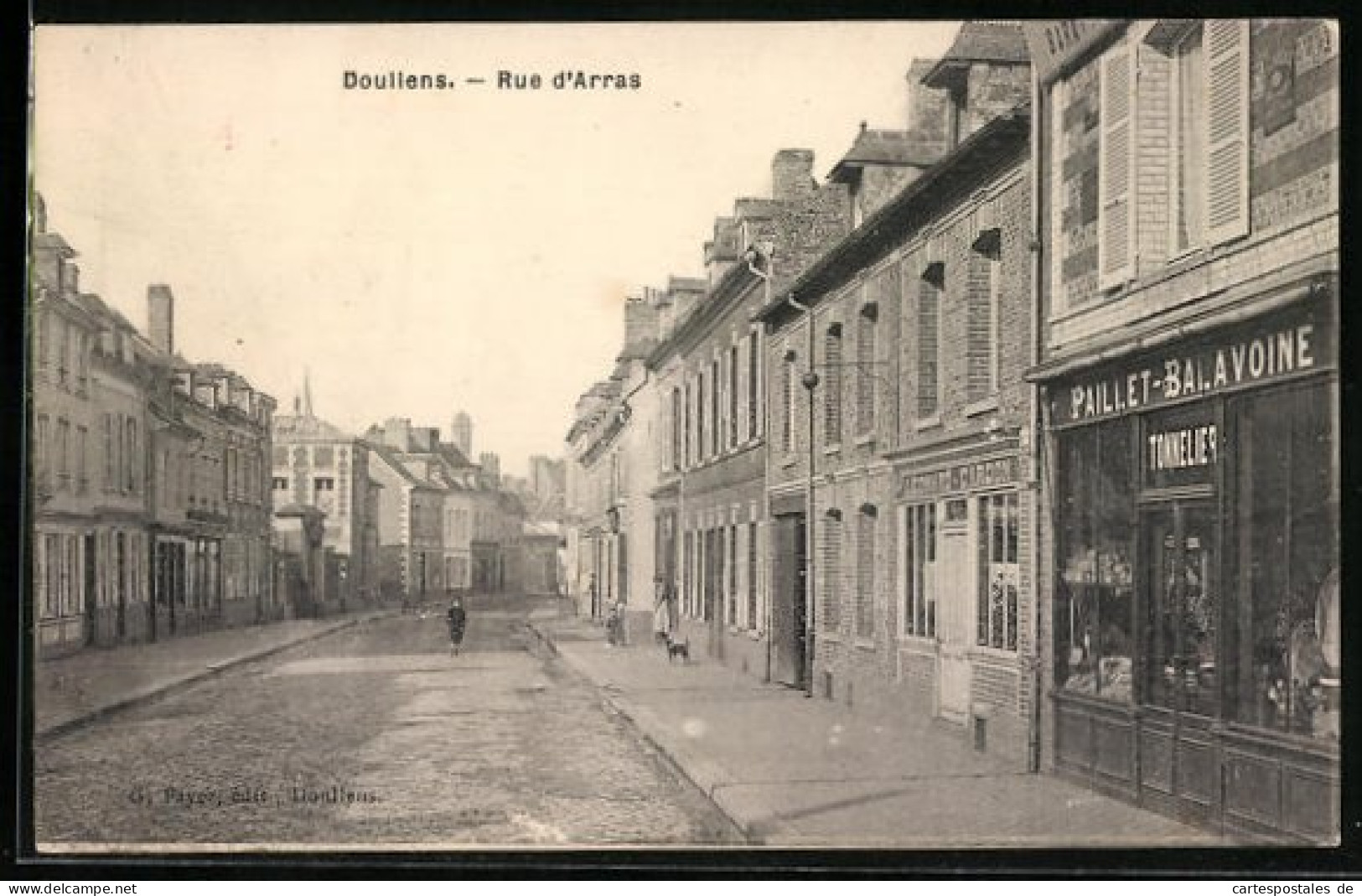 CPA Doullens, Rue D`Arras  - Doullens