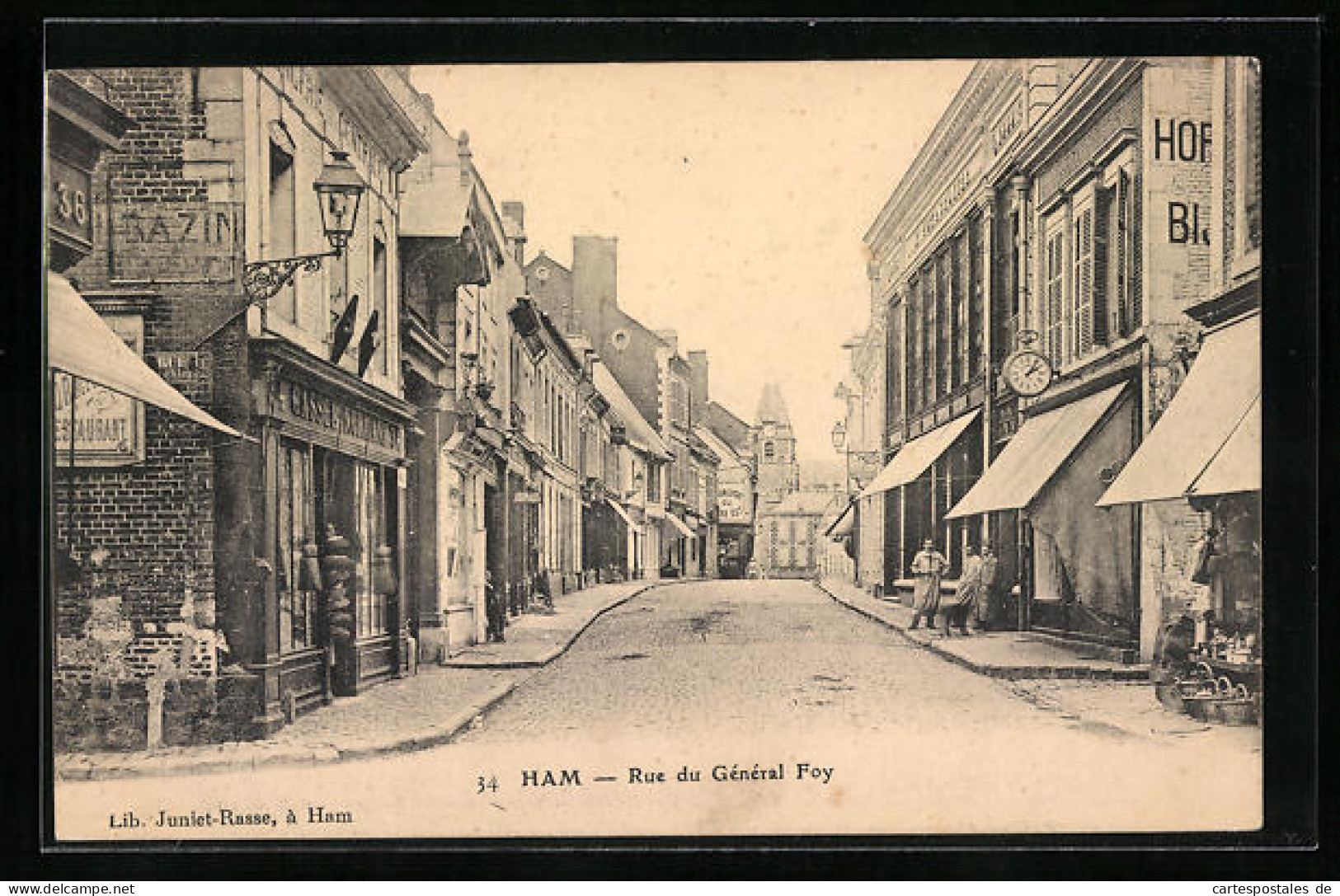 CPA Ham, Rue Du Général Foy  - Ham