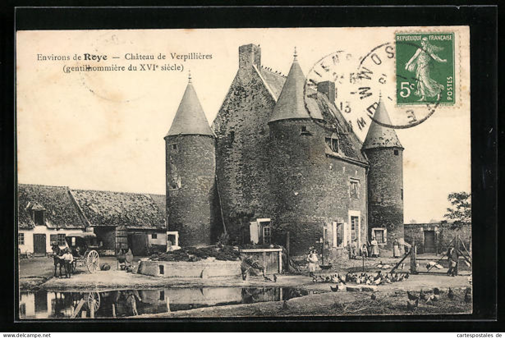 CPA Verpillières, Chateau De Verpillières, Environs De Roye  - Roye