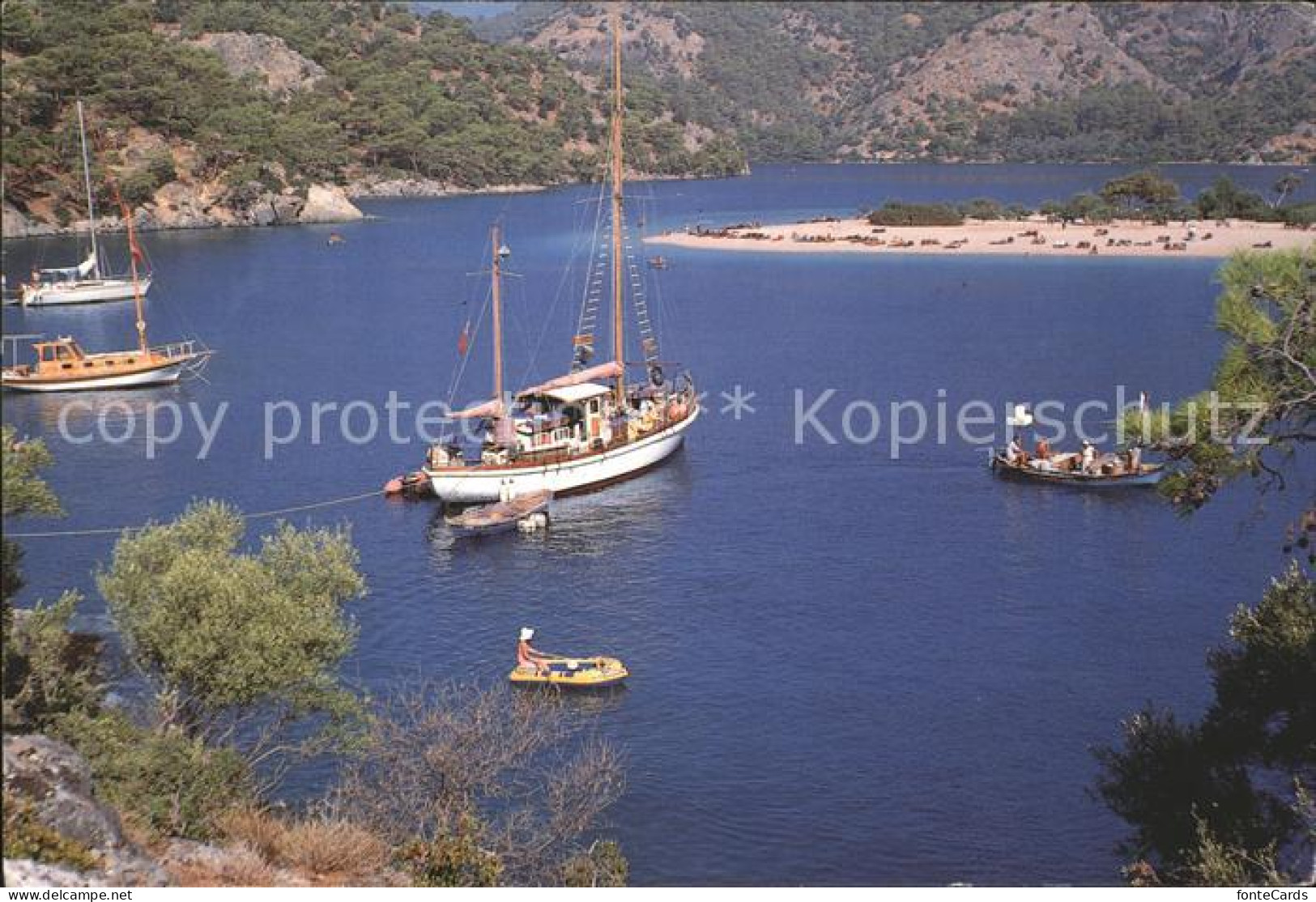 71841826 Fethiye Mugla Oeluedeniz Segelboot Boot Bucht Fethiye - Turkey