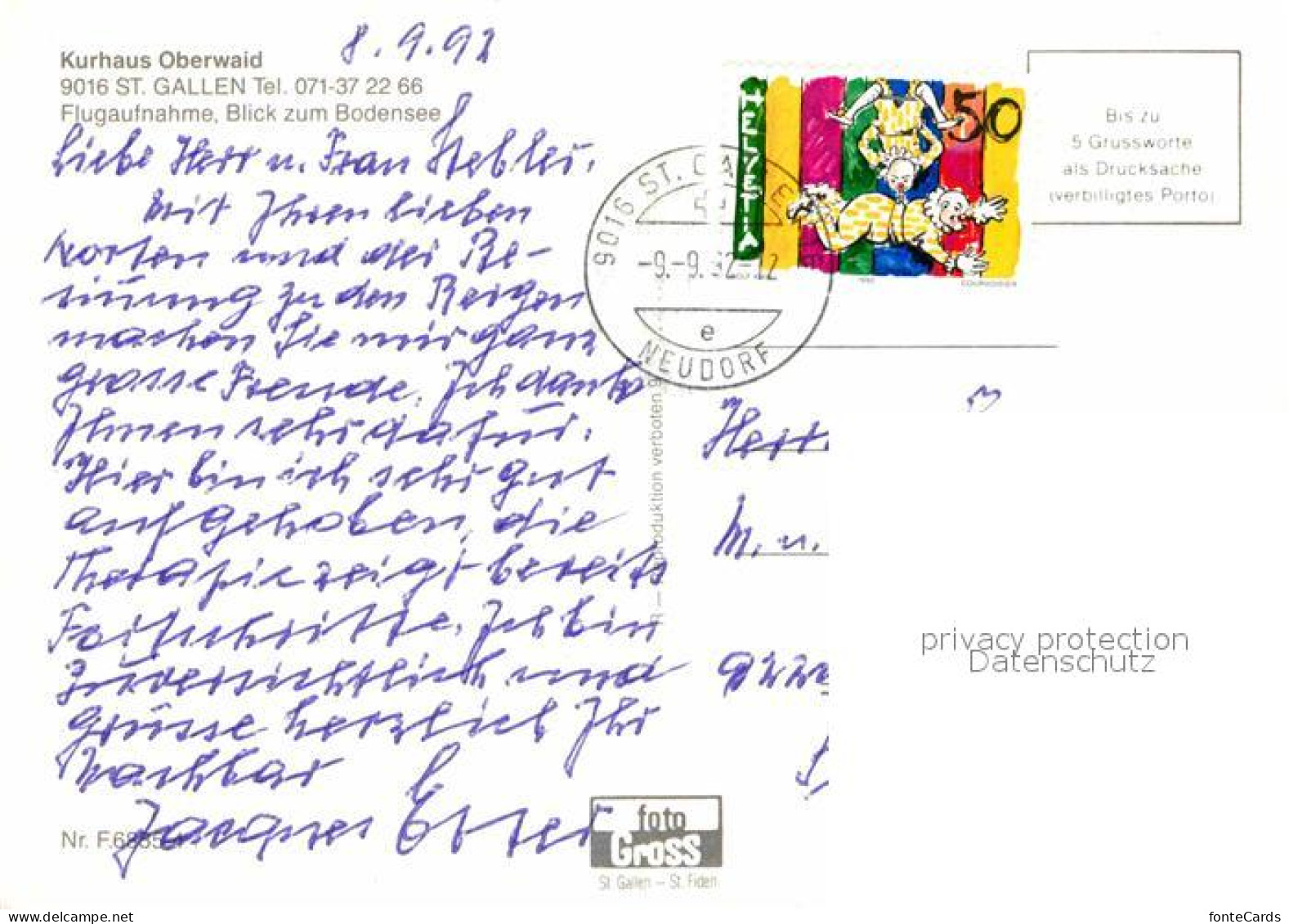 12674936 St Gallen SG Kurhaus Oberwaid Fliegeraufnahme St. Gallen - Other & Unclassified