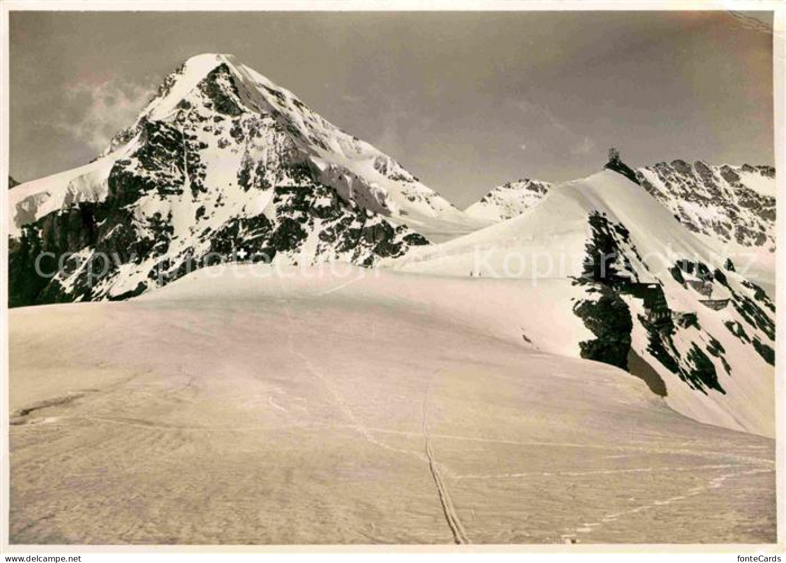 12672316 Jungfraujoch Blick Vom Plateau Auf Sphinx Und Moench Berner Alpen Jungf - Autres & Non Classés