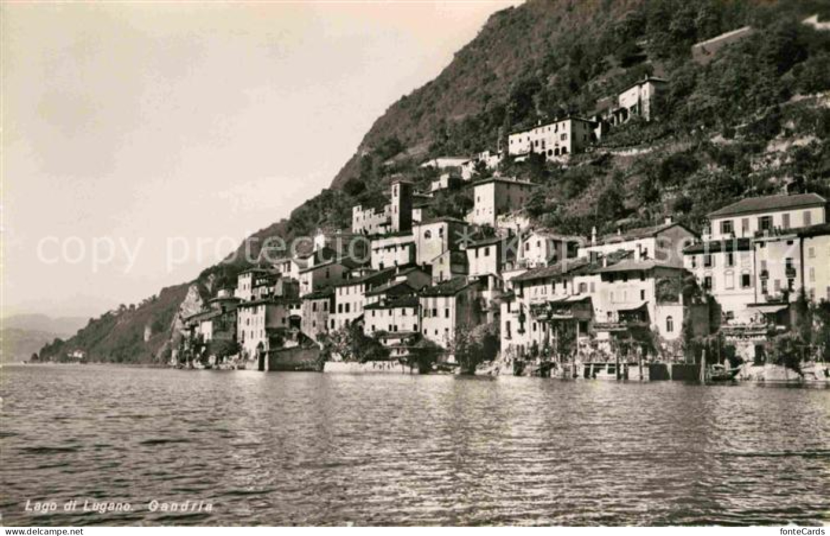 12671566 Gandria Lago Di Lugano Ansicht Vom Luganer See Aus Gandria - Altri & Non Classificati