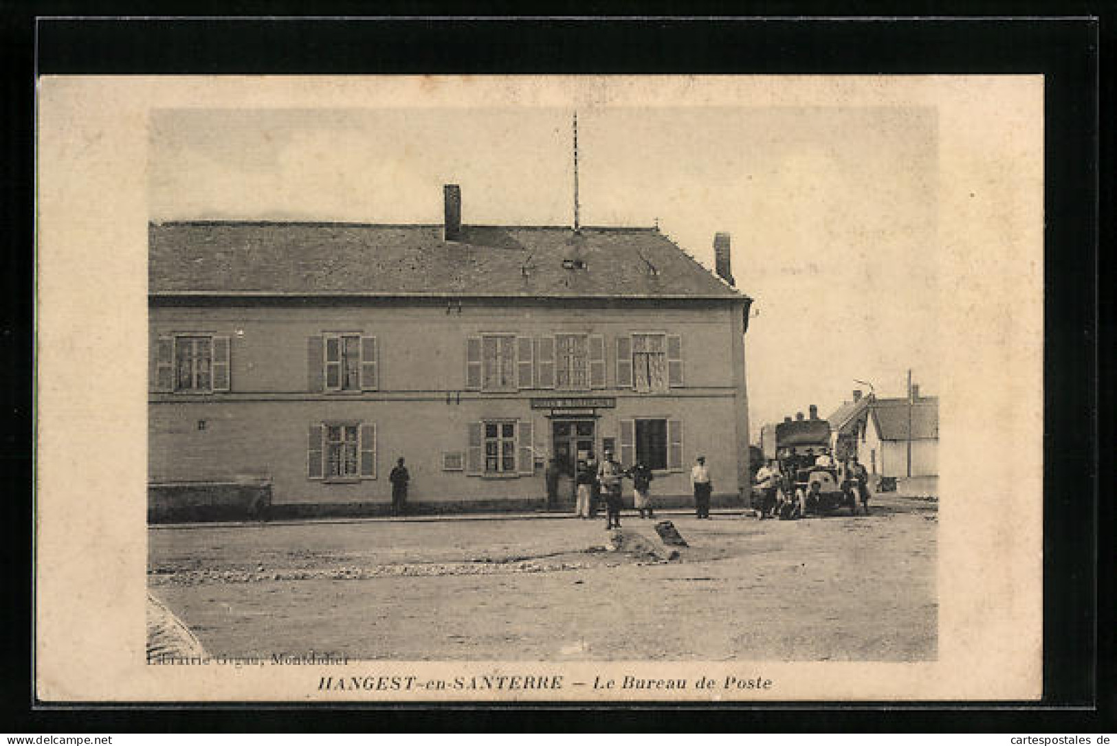 CPA Hangest-sur-Santerre, Le Bureau De Poste  - Sonstige & Ohne Zuordnung