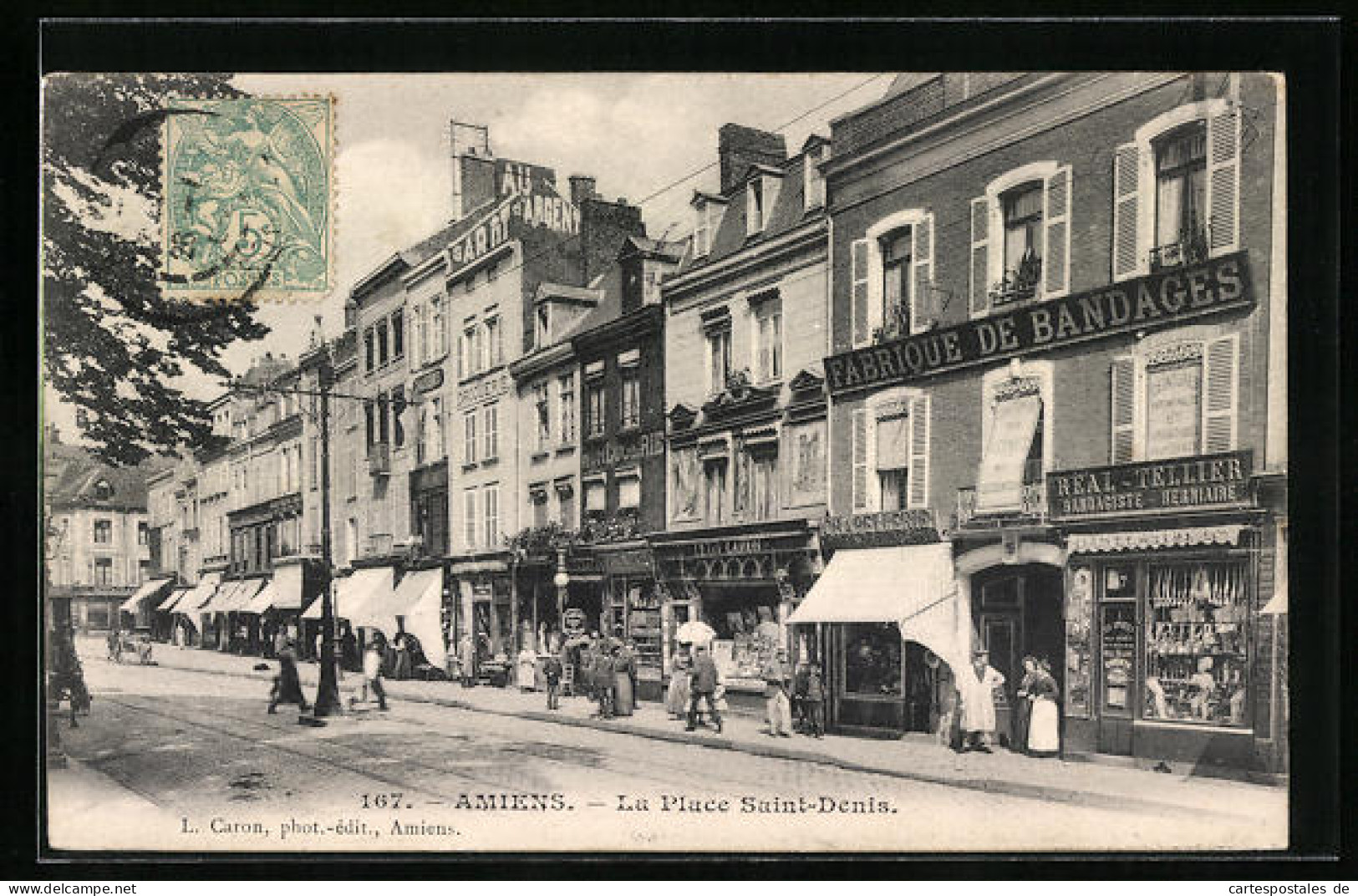 CPA Amiens, La Palce Saint-Denis  - Amiens