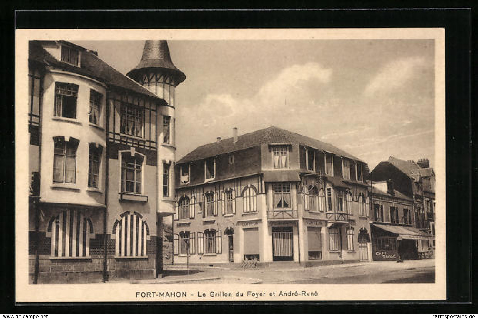 CPA Fort-Mahon, Le Grillon Du Foyer Et André-René  - Fort Mahon