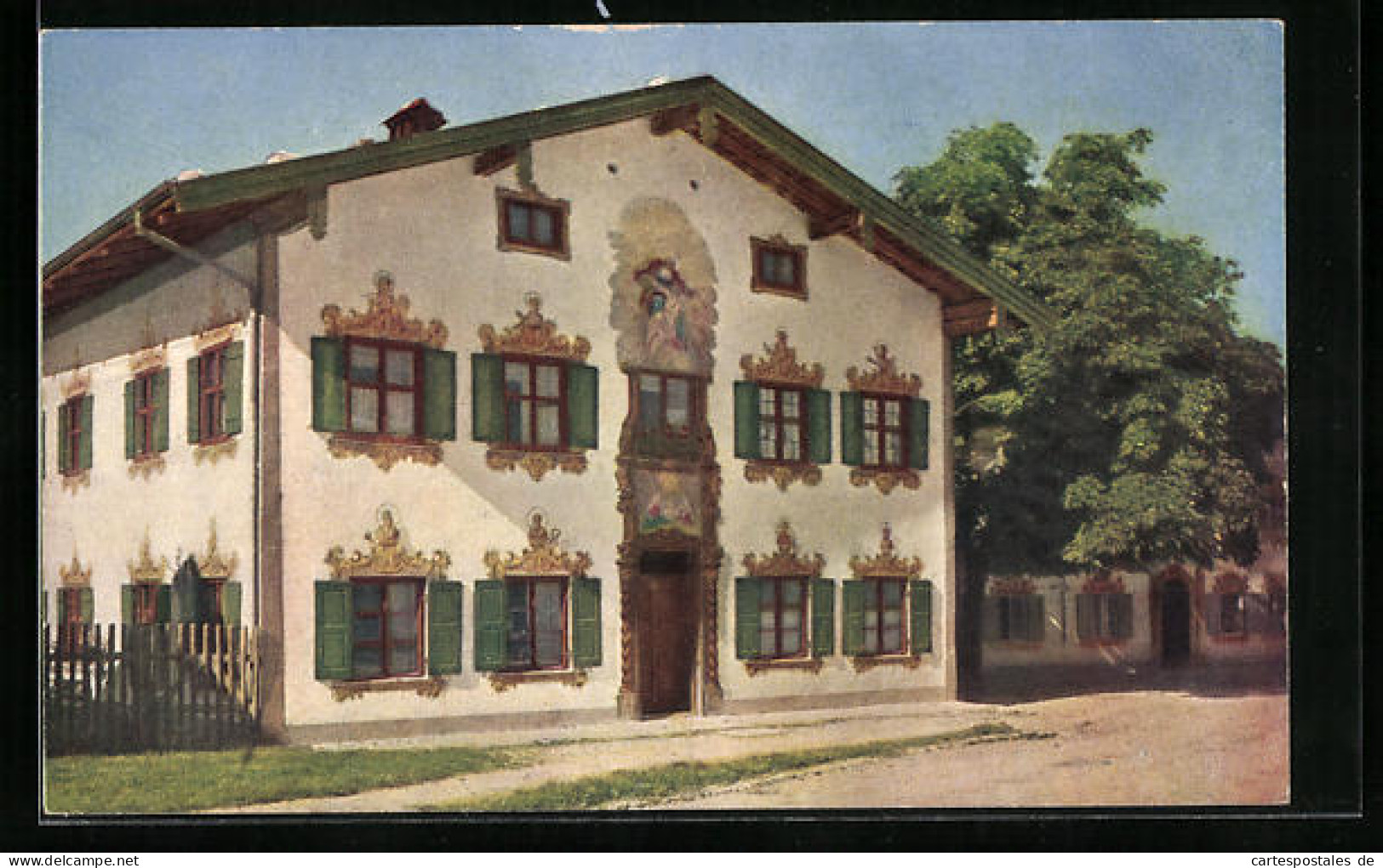 AK Oberammergau, Kölblhaus An Der Hauptstrasse  - Oberammergau