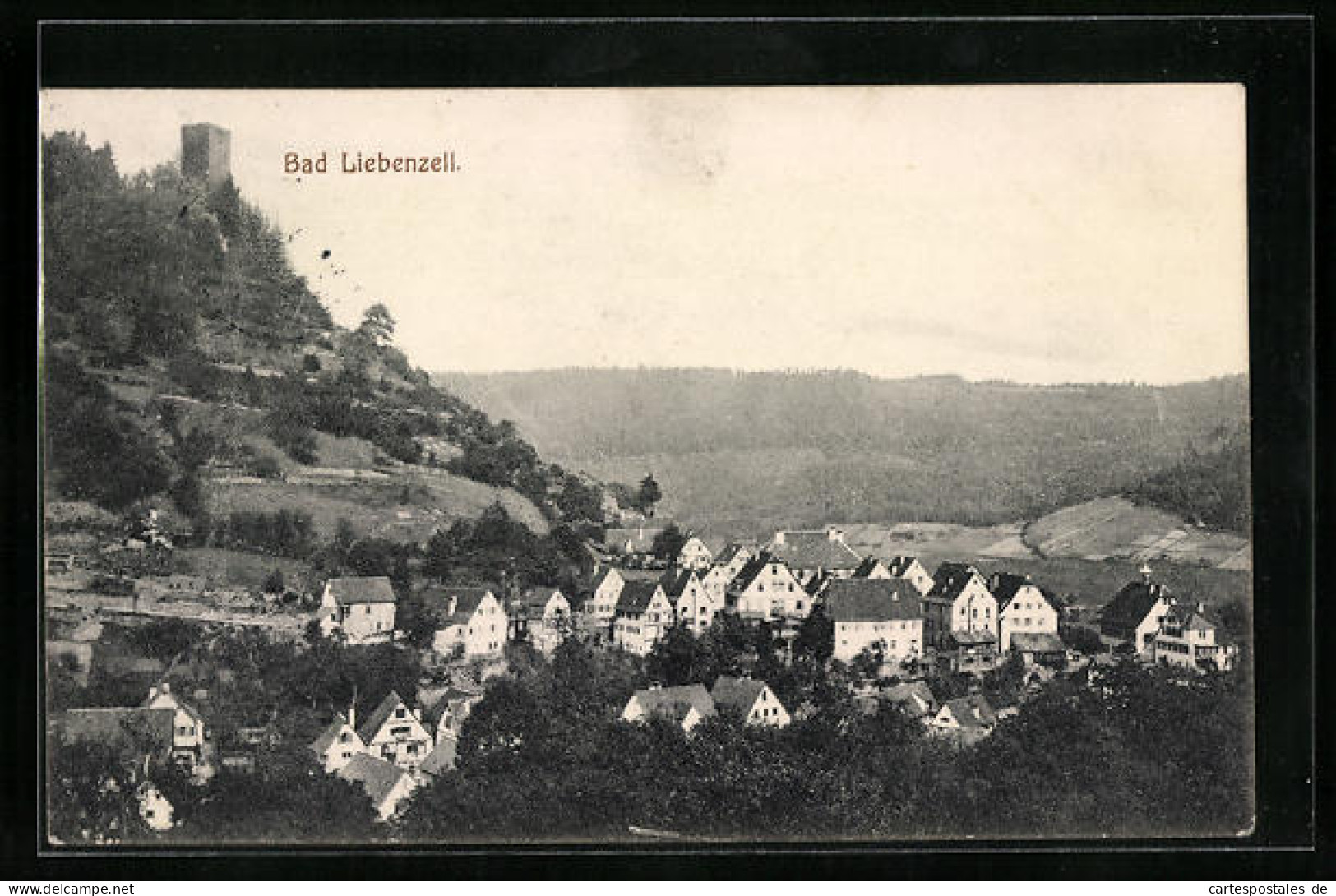 AK Bad Liebenzell, Ortsansicht Aus Der Vogelschau  - Other & Unclassified