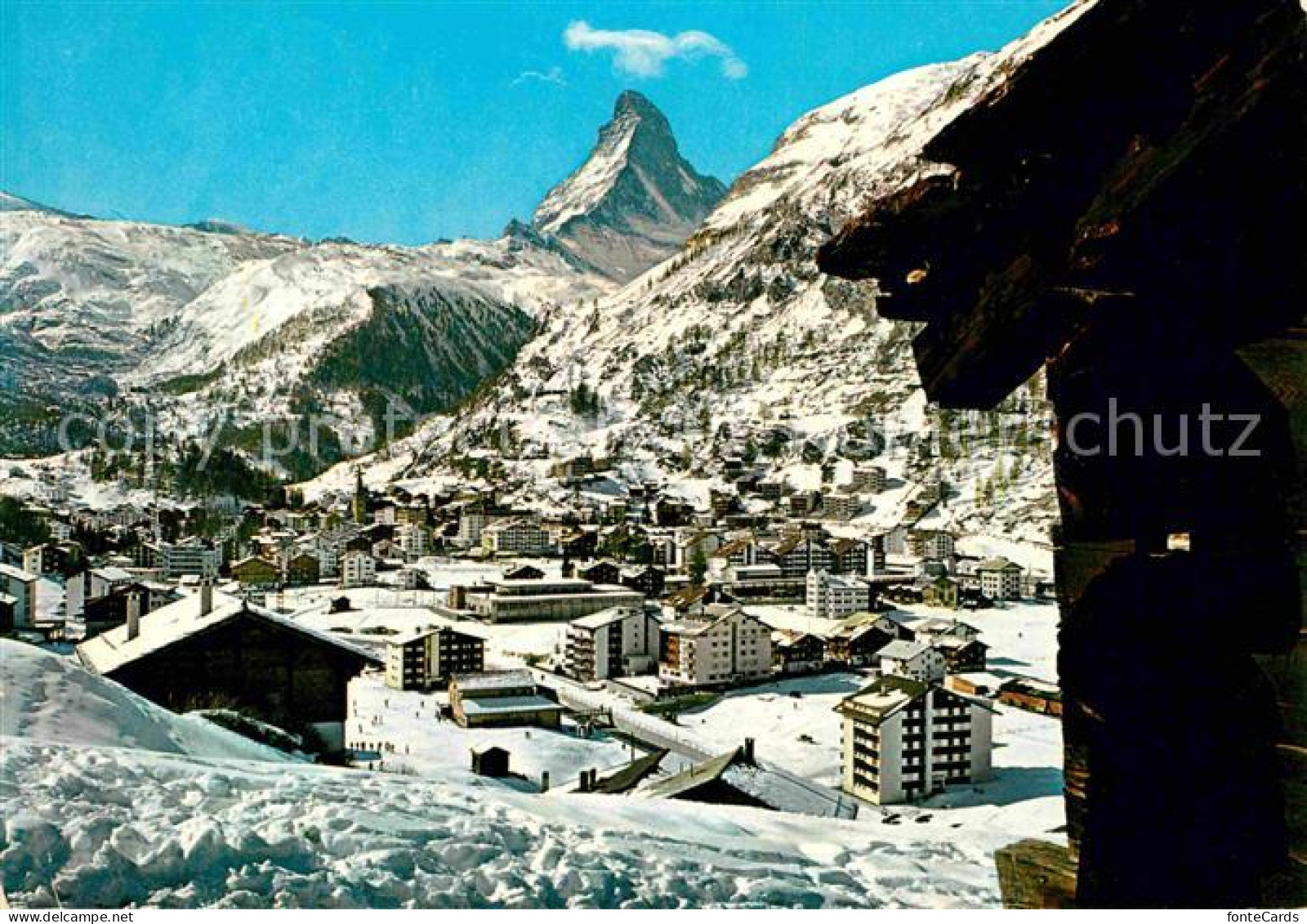 12649186 Zermatt VS Wintersportplatz Mit Blick Zum Matterhorn Walliser Alpen Zer - Autres & Non Classés