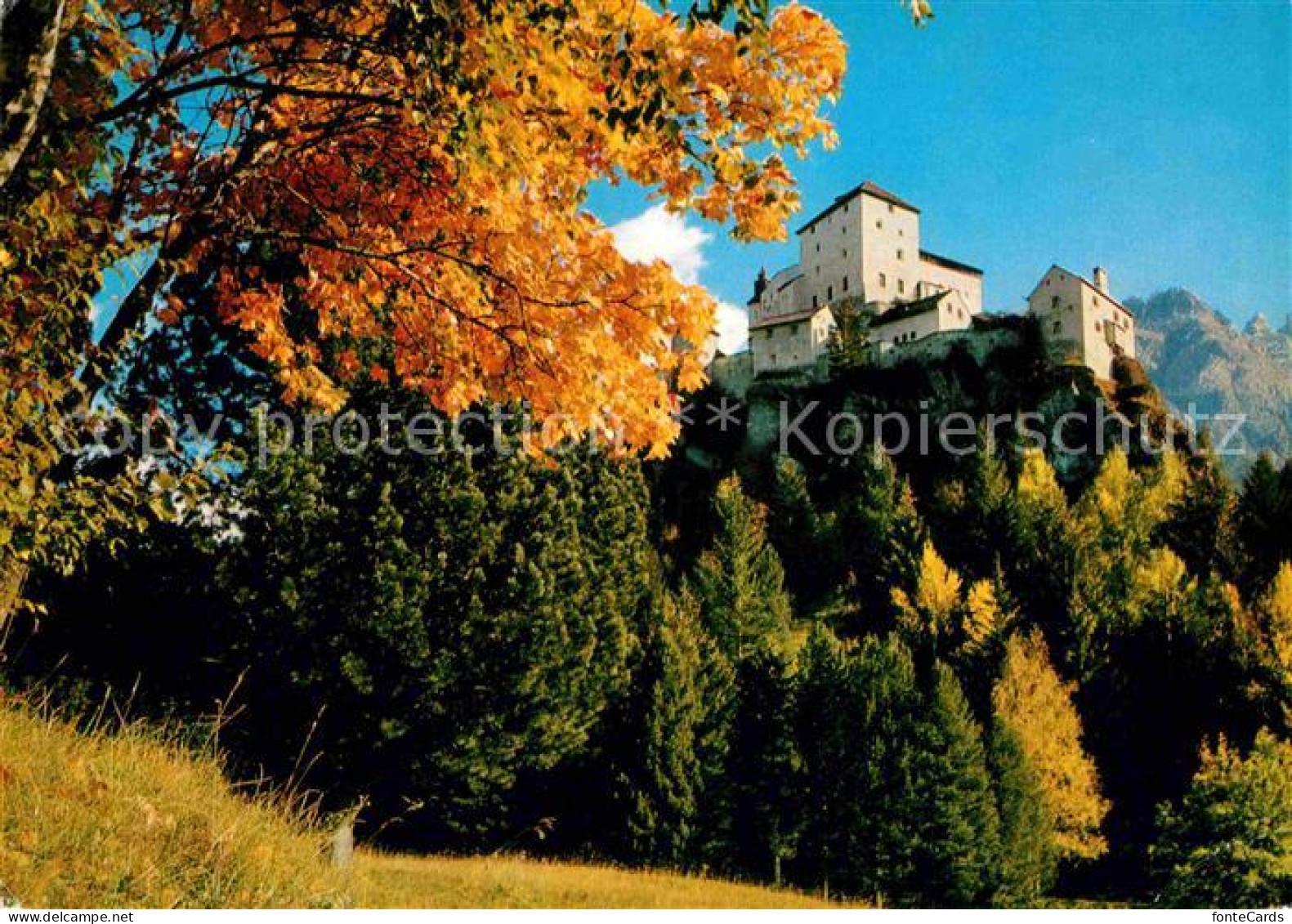 12647826 Tarasp Schloss Herbststimmung Tarasp - Autres & Non Classés