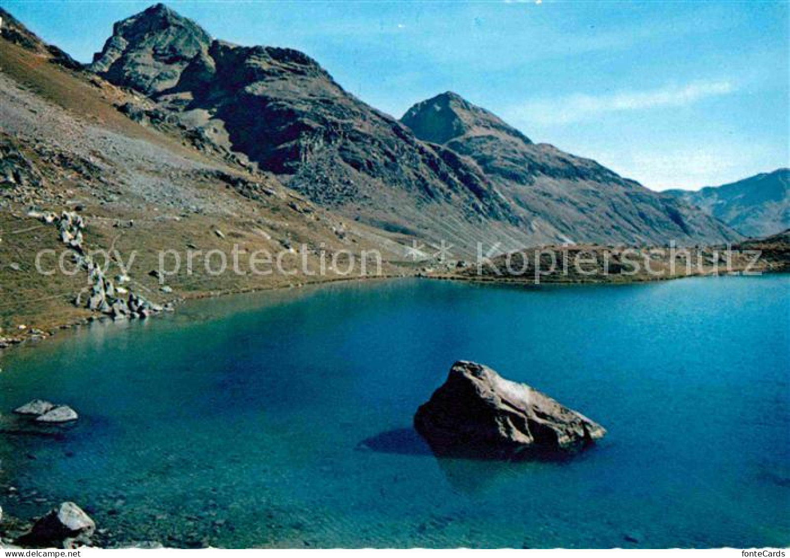 12647806 Julier Juliersee Alpenpass Mit Piz Julier Albula Alpen Julier - Altri & Non Classificati