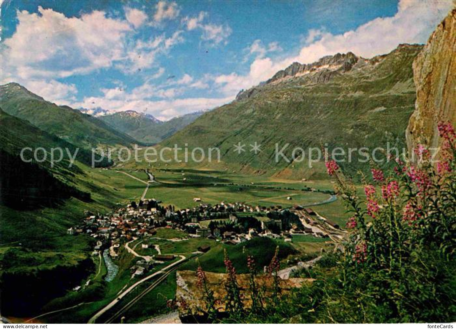 12643996 Andermatt Gesamtansicht Mit Alpenpanorama Andermatt - Other & Unclassified