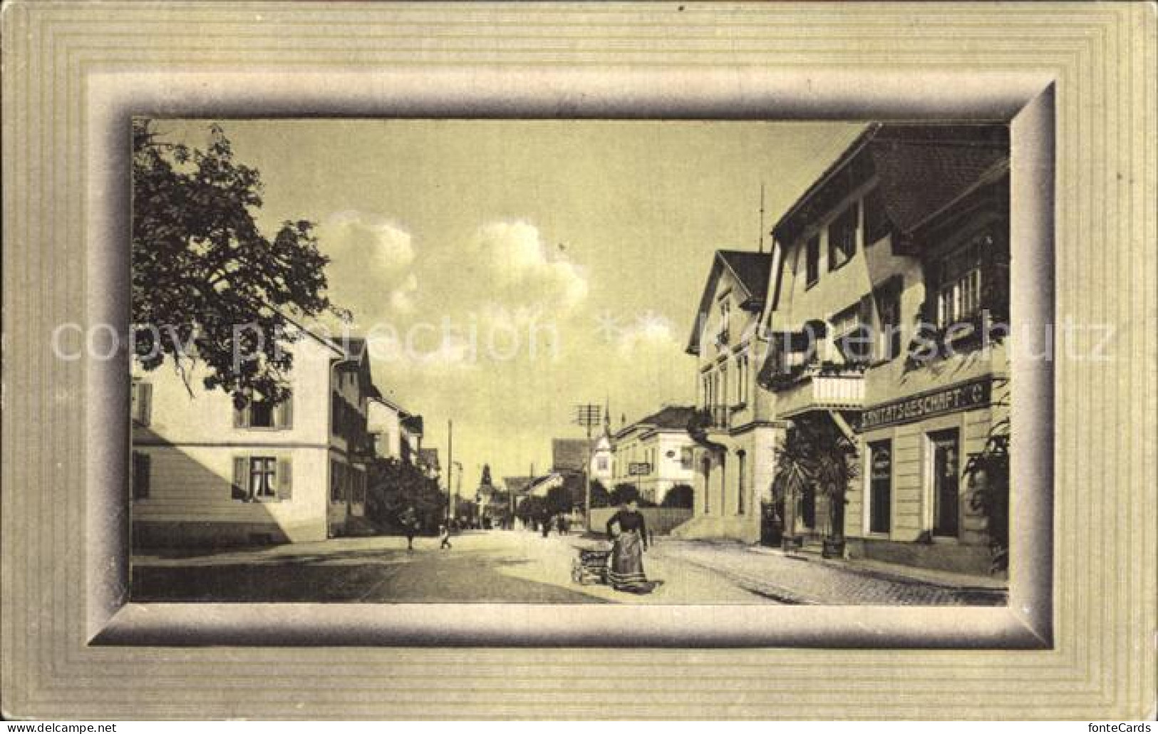 12635096 Amriswil TG Bahnhofstrasse Kuenstlerbild  Amriswil - Andere & Zonder Classificatie