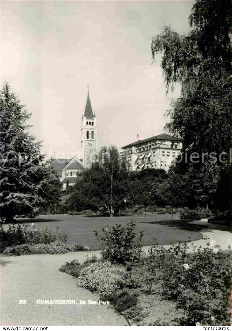 12633266 Romanshorn Bodensee Seepark Anlagen Kirche Romanshorn - Altri & Non Classificati