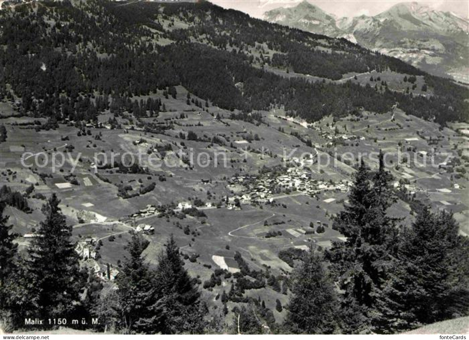 12633216 Malix Panorama Blick Ins Tal Alpen Malix - Autres & Non Classés