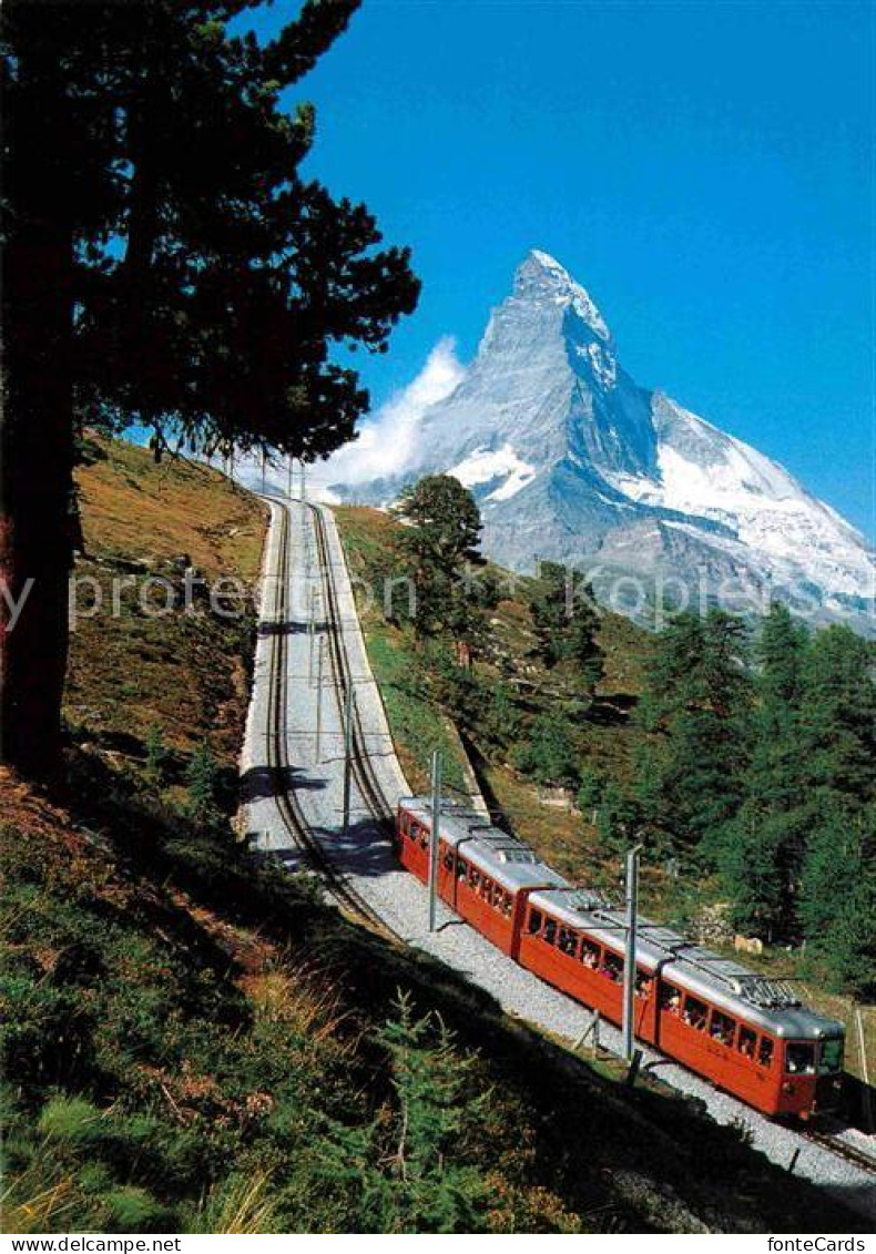 12628806 Gornergratbahn Zermatt Matterhorn  Gornergratbahn - Autres & Non Classés