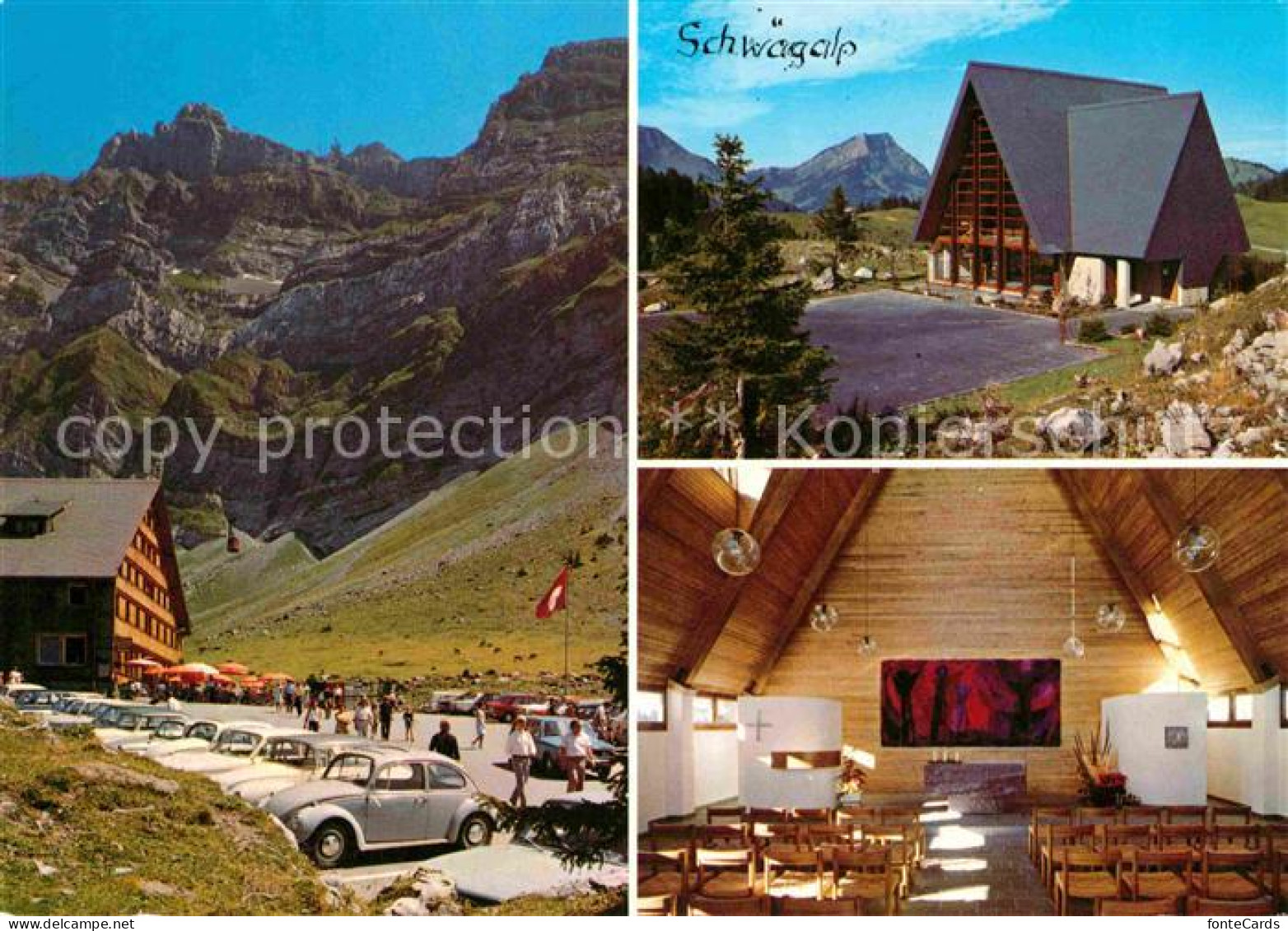 12620266 Schwaegalp AR Restaurant Talstation Mit Saentis Appenzeller Alpen Bergk - Autres & Non Classés