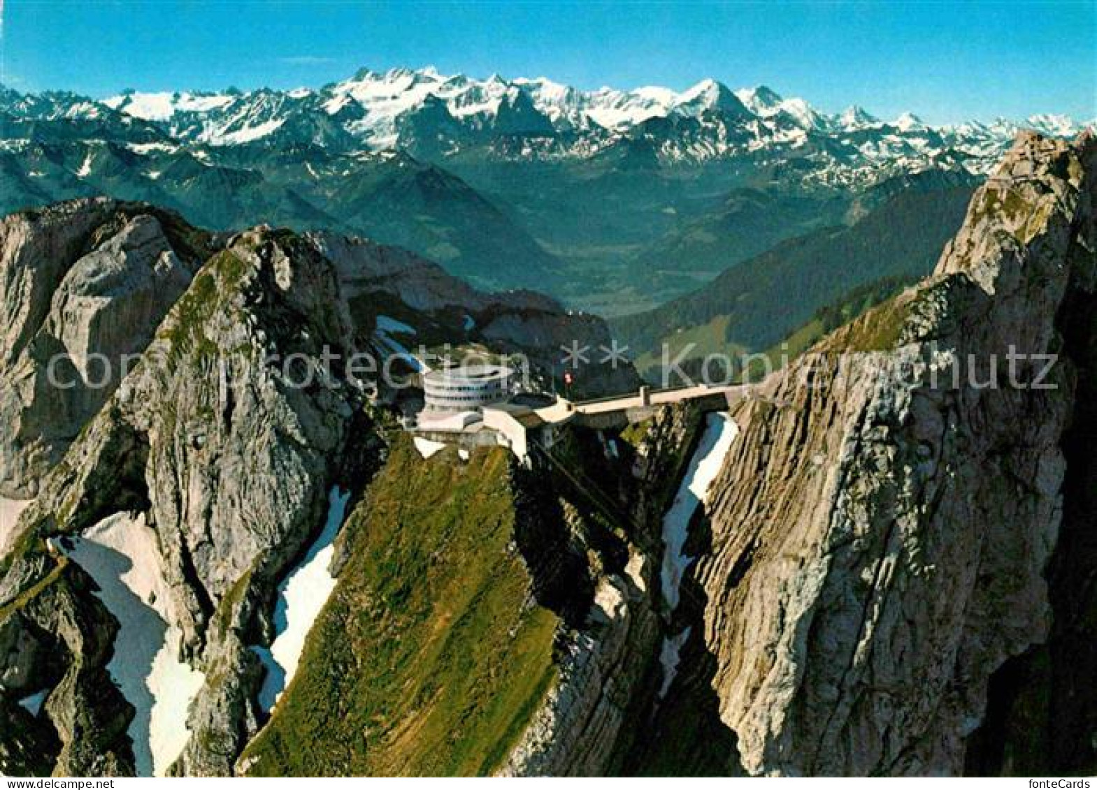 12619536 Pilatus Kulm Berghotel Kulm Alpenpanorama Fernsicht Pilatus  - Autres & Non Classés