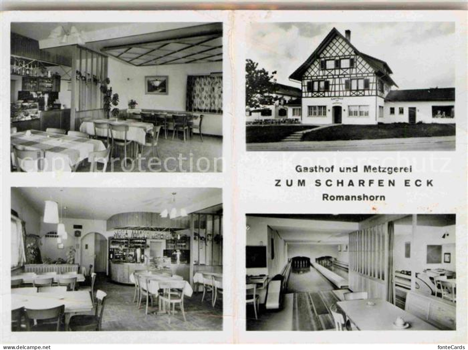 12604596 Romanshorn Bodensee Gasthof Metzgerei Zum Scharfen Eck Romanshorn Boden - Andere & Zonder Classificatie