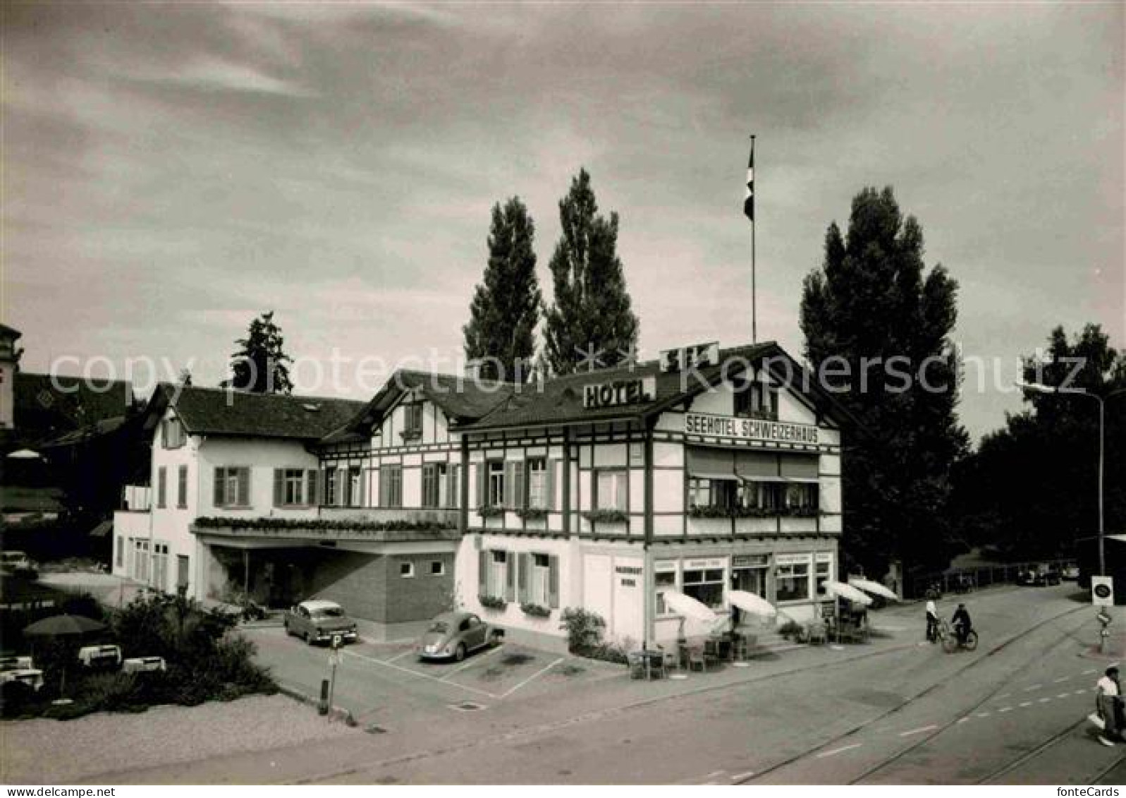 12604406 Romanshorn Bodensee Seehotel Schweizerhaus Autofaehre Romanshorn Friedr - Autres & Non Classés