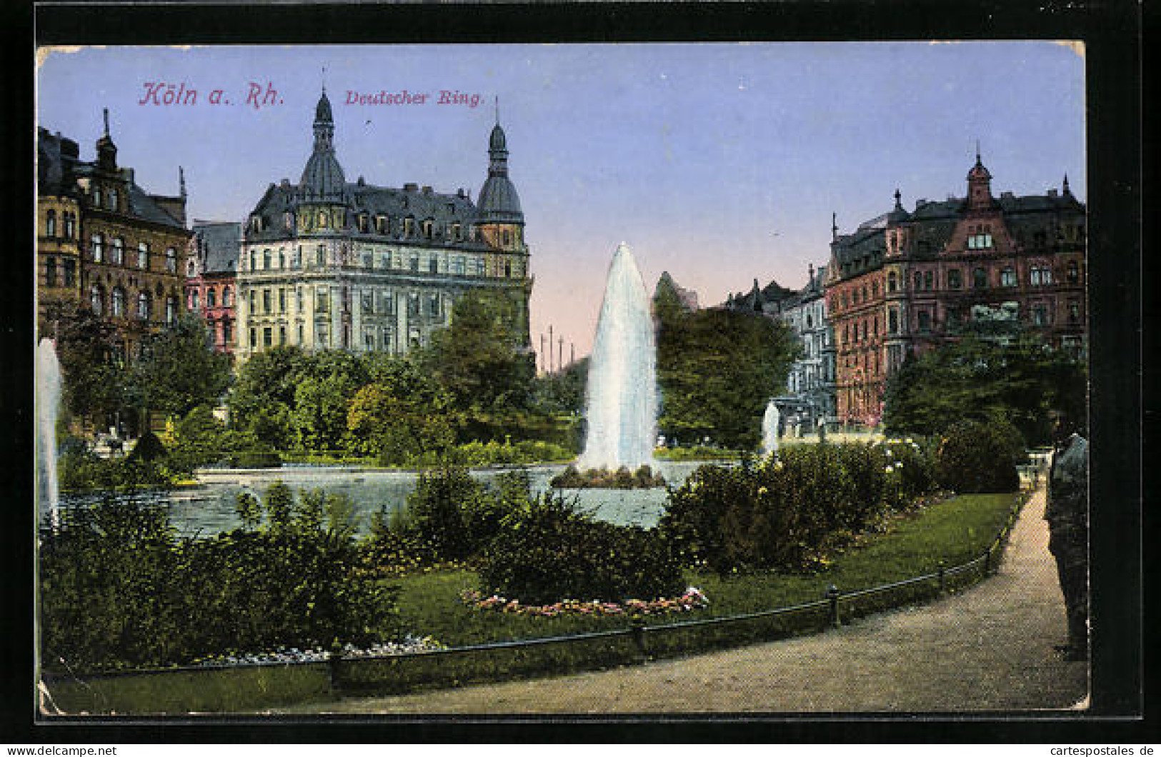 AK Köln /Rhein, Fontäne Am Deutschen Ring  - Koeln