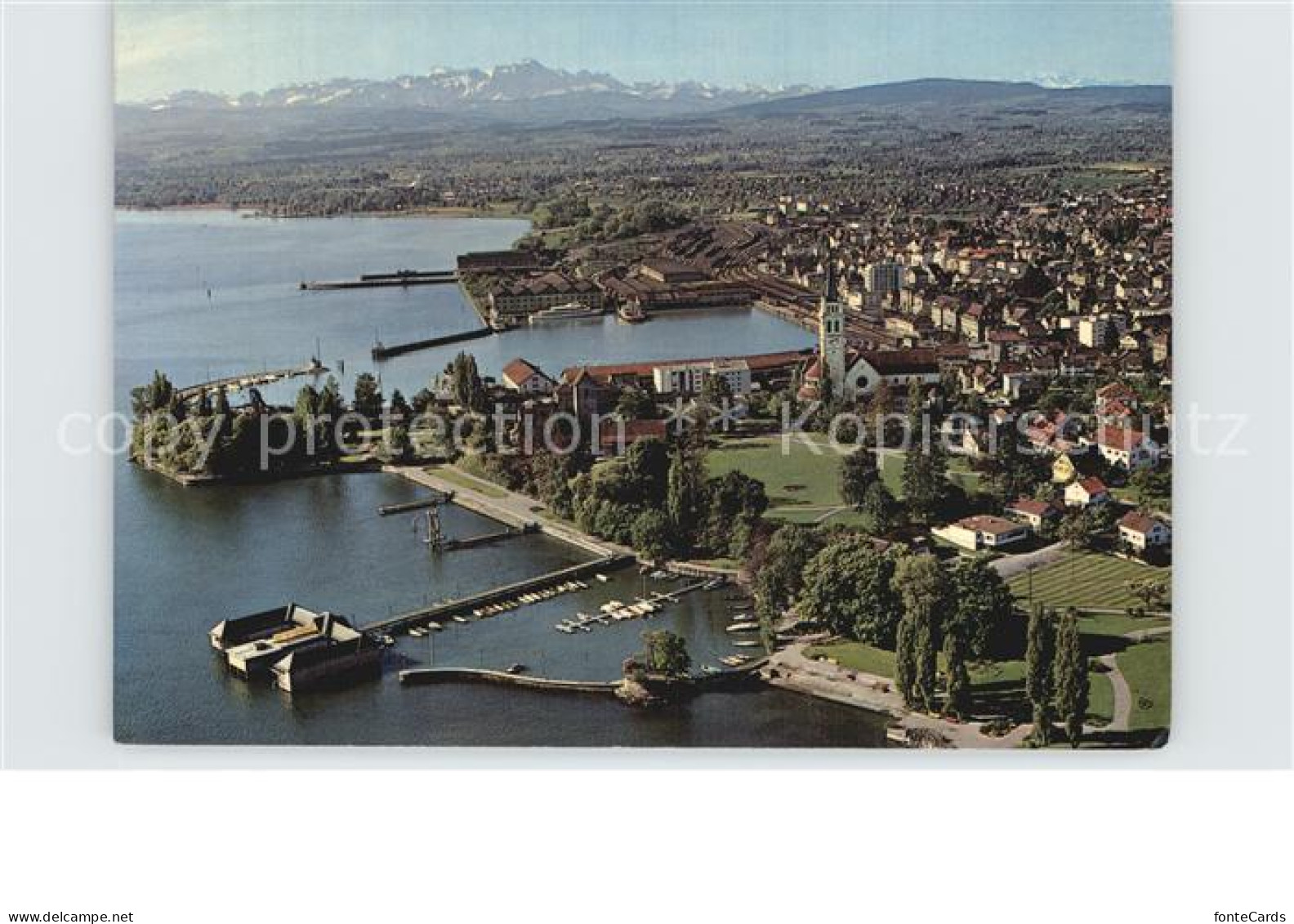 12589896 Romanshorn Bodensee Fliegeraufnahme Mit Blick Auf Den Saentis Romanshor - Otros & Sin Clasificación