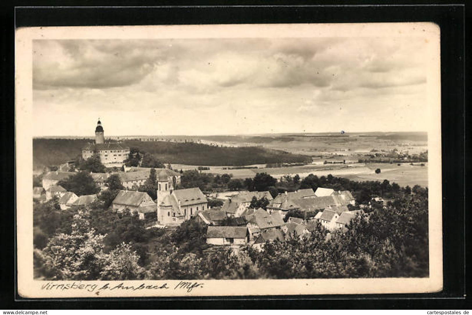 AK Virnsberg, Panorama Mit Schloss  - Other & Unclassified