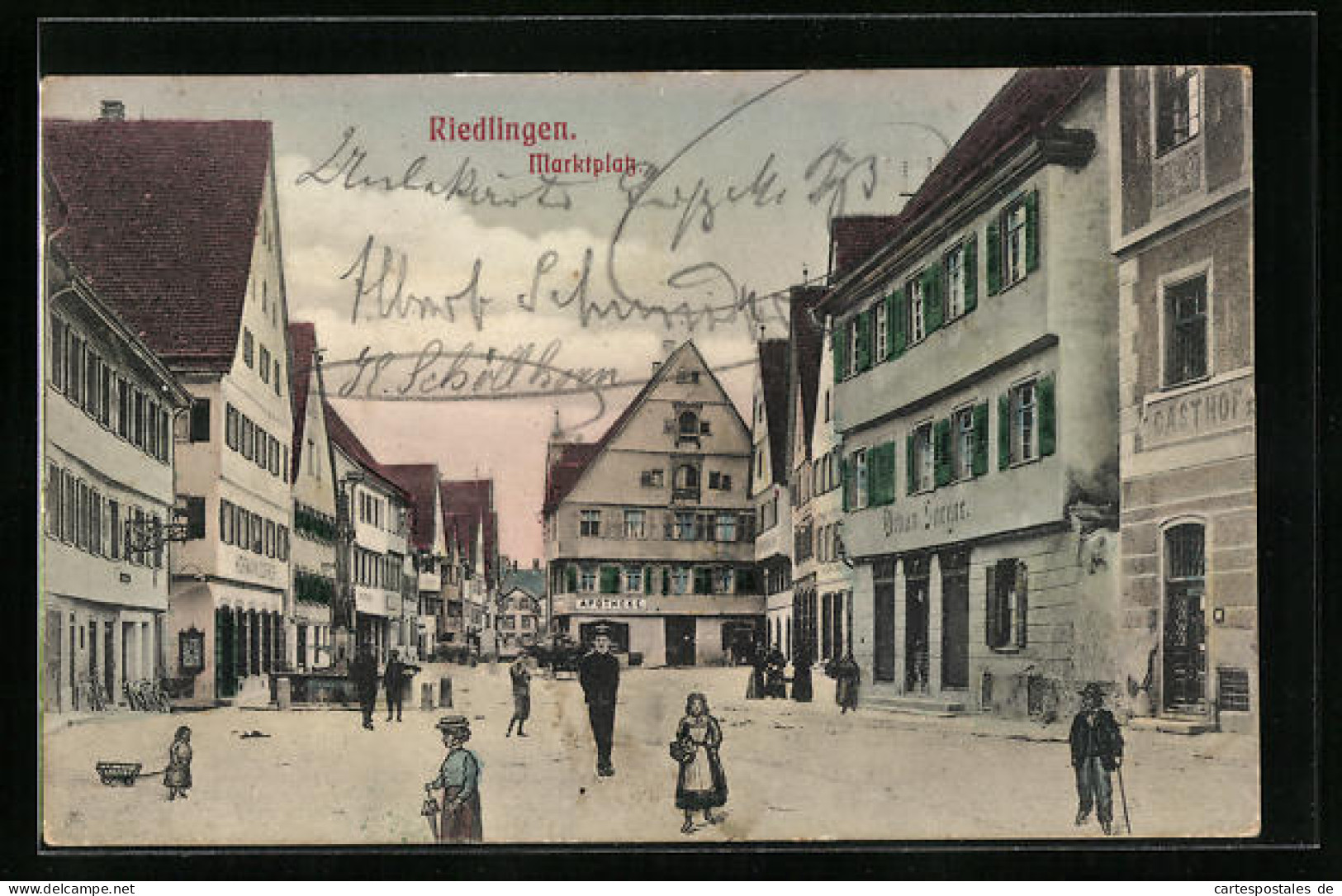 AK Riedlingen, Apotheke Am Marktplatz  - Autres & Non Classés