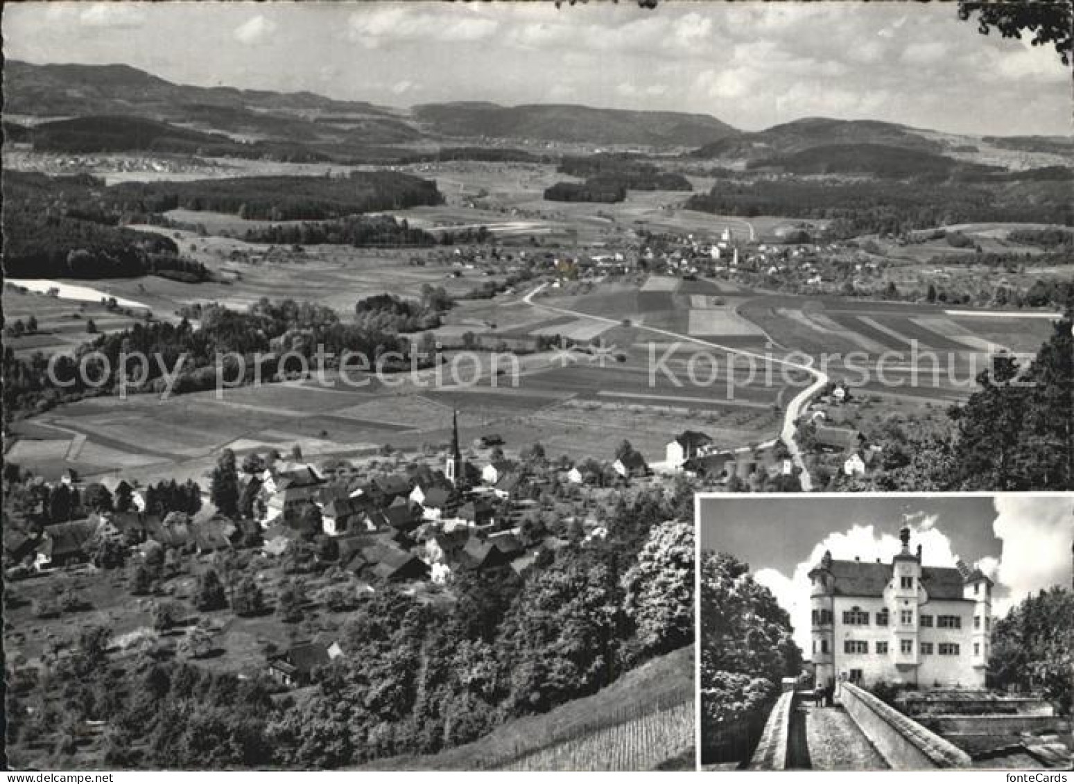 12589296 Stettfurt Panorama Blick Vom Schloss Sonnenberg Bis Matzingen Stettfurt - Altri & Non Classificati