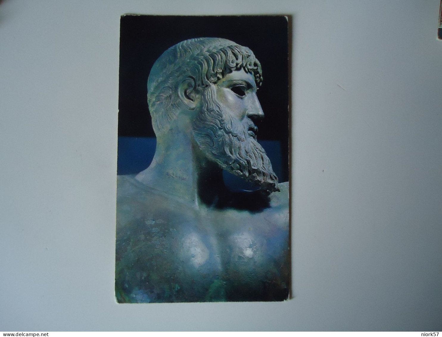 GREECE   POSTCARDS  STATUE POSEIDON ΠΟΣΕΙΔΩΝΑΣ    MORE  PURHASES 10%  DISSCOUNT - Delphine