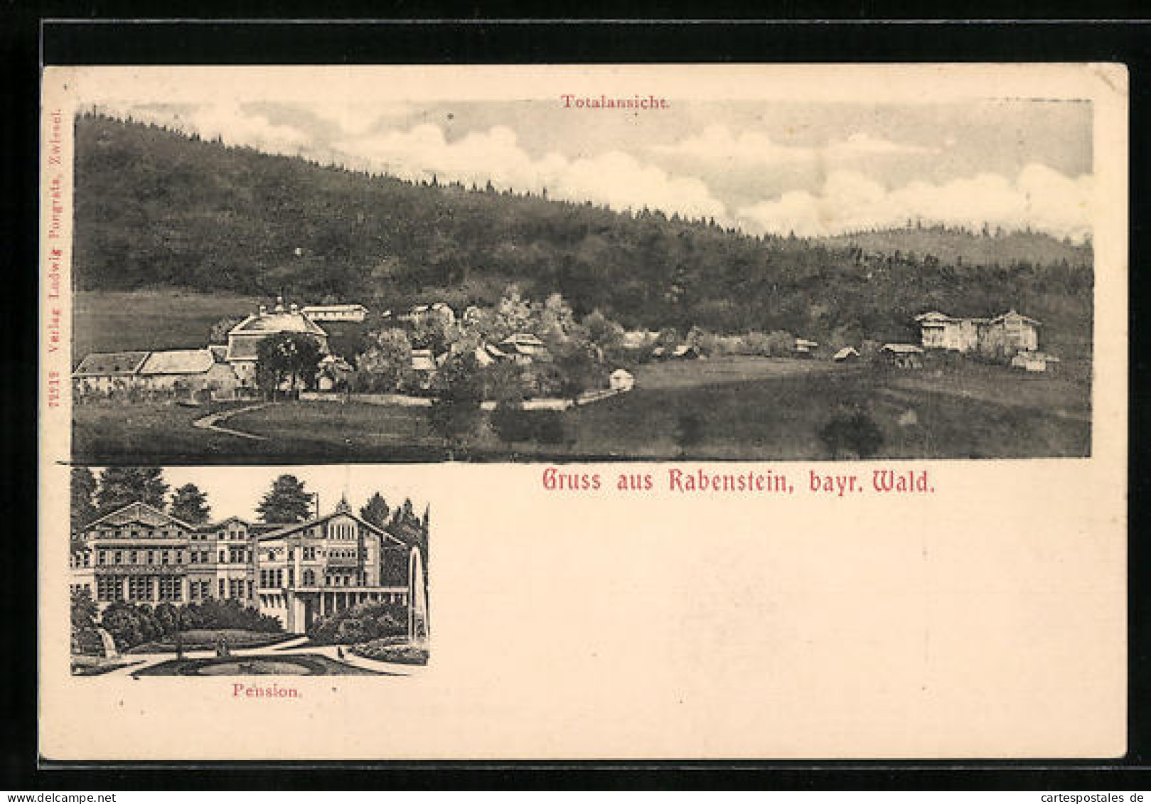 AK Rabenstein /Bayr. Wald, Pension, Totalansicht  - Other & Unclassified