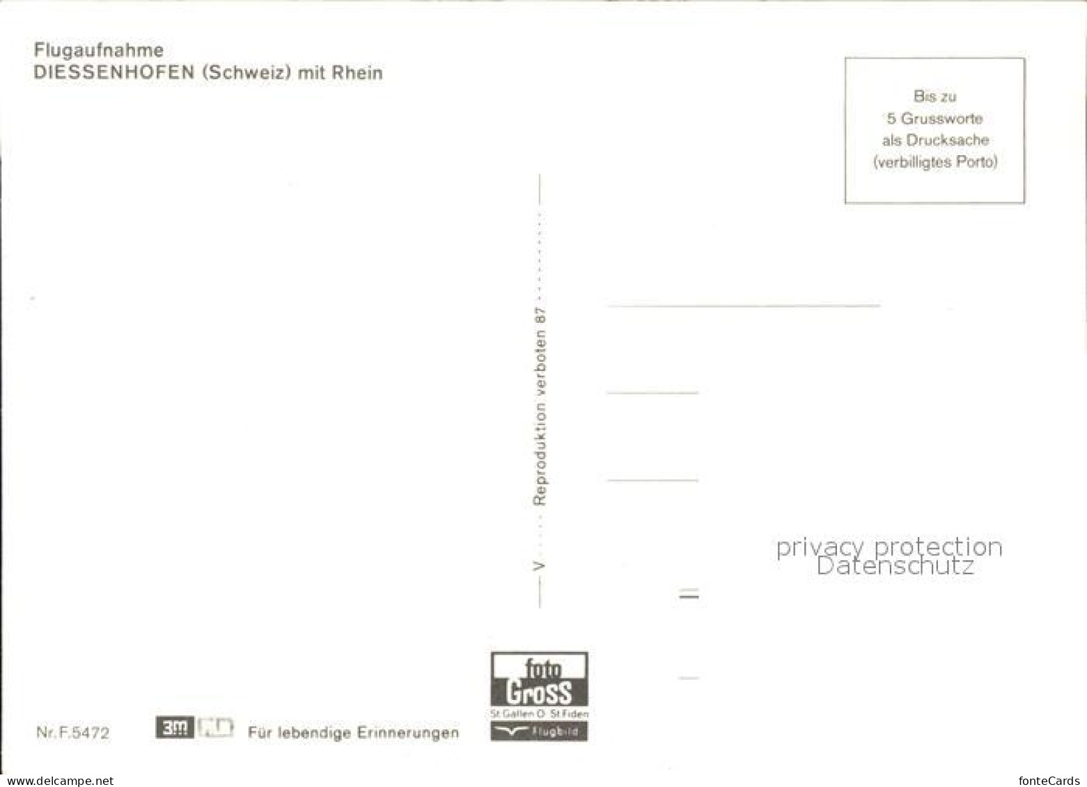 12588586 Diessenhofen Mit Rhein Fliegeraufnahme Diessenhofen - Other & Unclassified