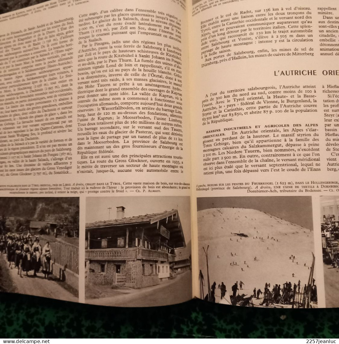 Géographie Universelle Larousse tome 1 de 1958
