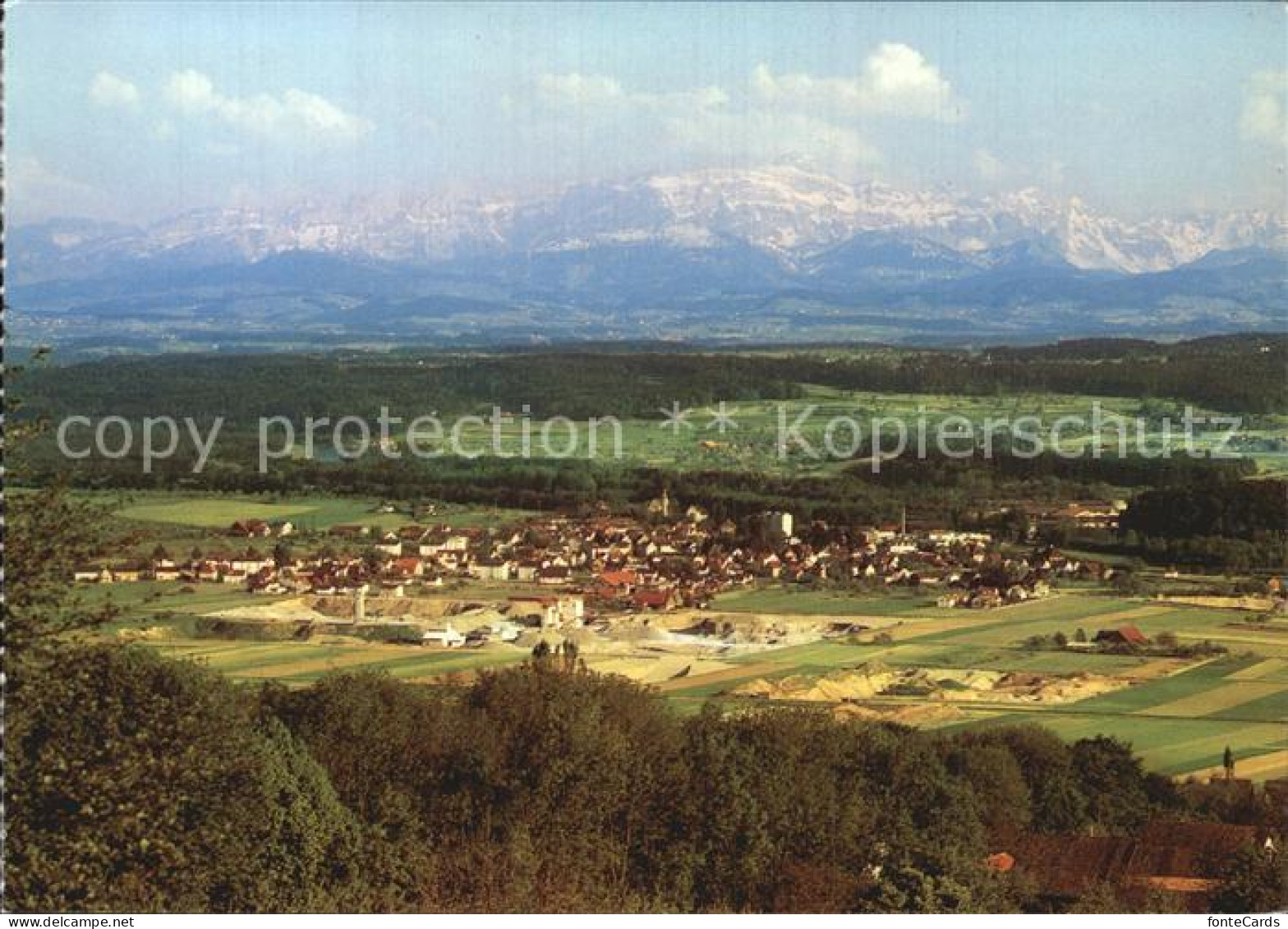 12587756 Buerglen TG Gesamtansicht Mit Alpenpanorama Buerglen TG - Sonstige & Ohne Zuordnung