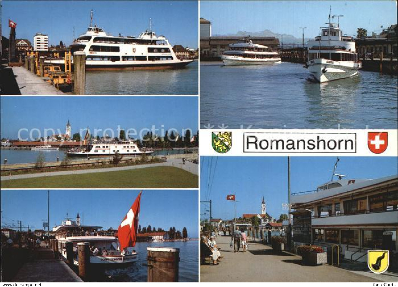 12587556 Romanshorn TG Faehrschiffe Hafen  Romanshorn - Otros & Sin Clasificación