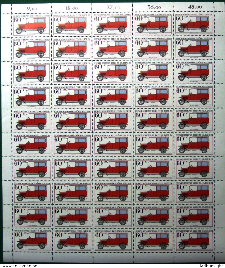 Berlin 50er Bogen 662 Postfrisch Formnummer 1 #KA191 - Otros & Sin Clasificación