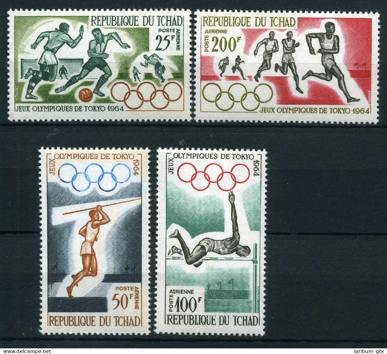 Tschad 120-123 Postfrisch Olympiade Tokio 1964 #JG761 - Tchad (1960-...)