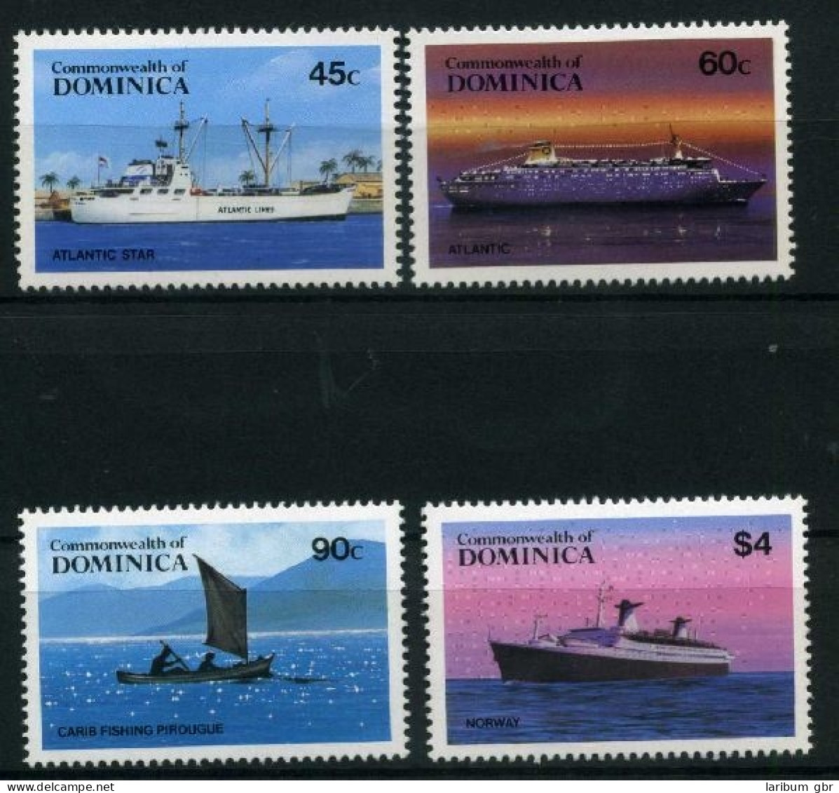 Dominica 856-59 Postfrisch Schiffe #IF533 - Ships