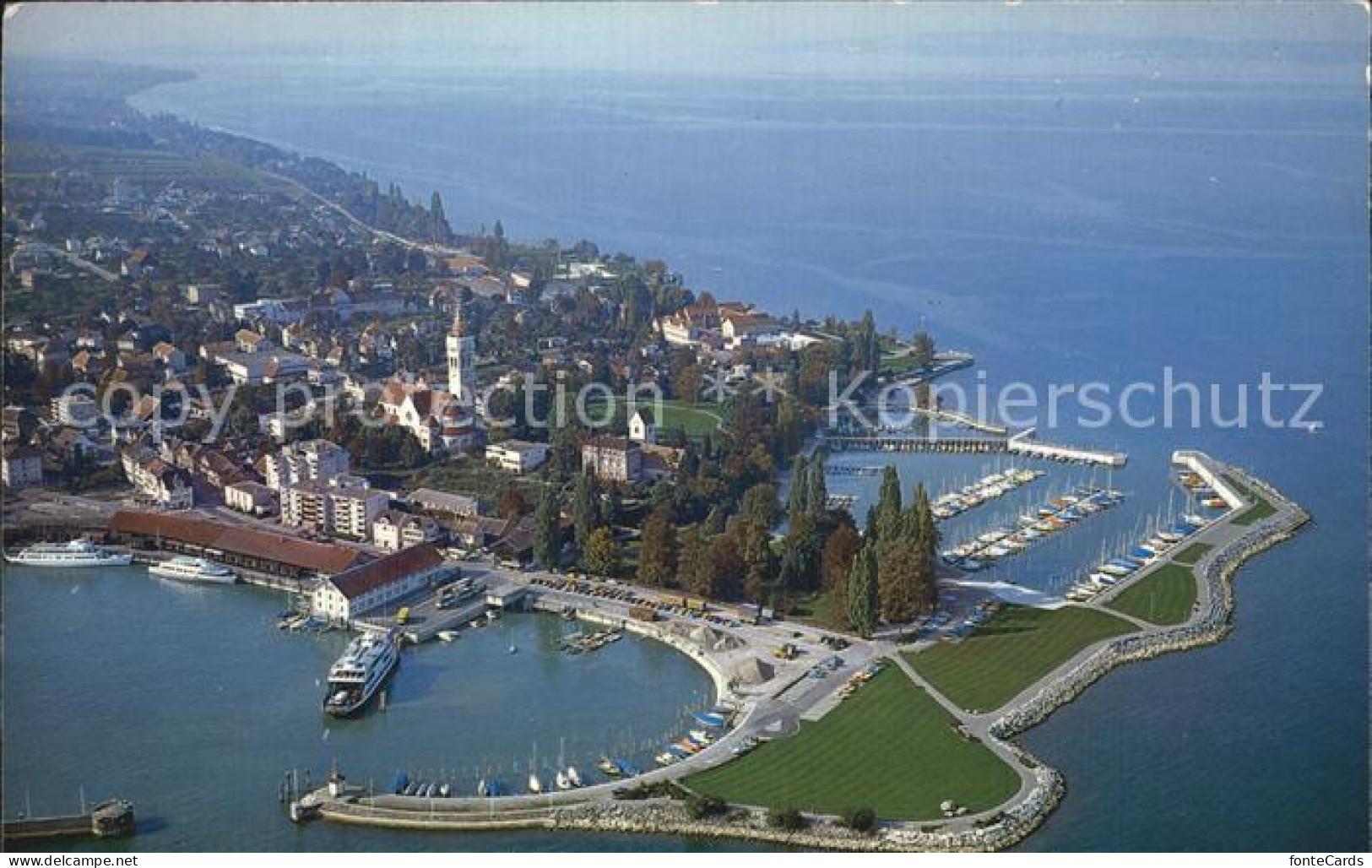 12587476 Romanshorn Bodensee Flugaufnahme Hafen Romanshorn - Autres & Non Classés