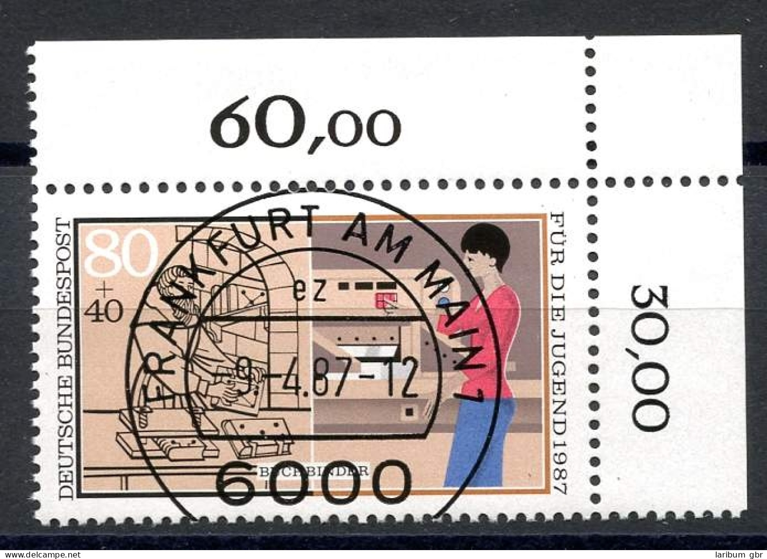 Bund 1318 KBWZ Gestempelt Frankfurt #IN605 - Used Stamps