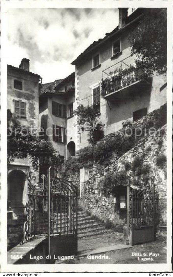 12587406 Gandria Lago Di Lugano Ansicht Gandria - Andere & Zonder Classificatie