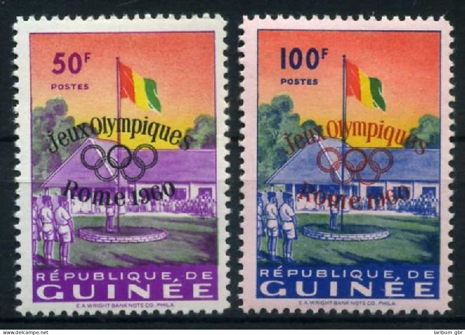 Guinea 49-50 Postfrisch Olympiade 1960 #JG681 - República De Guinea (1958-...)