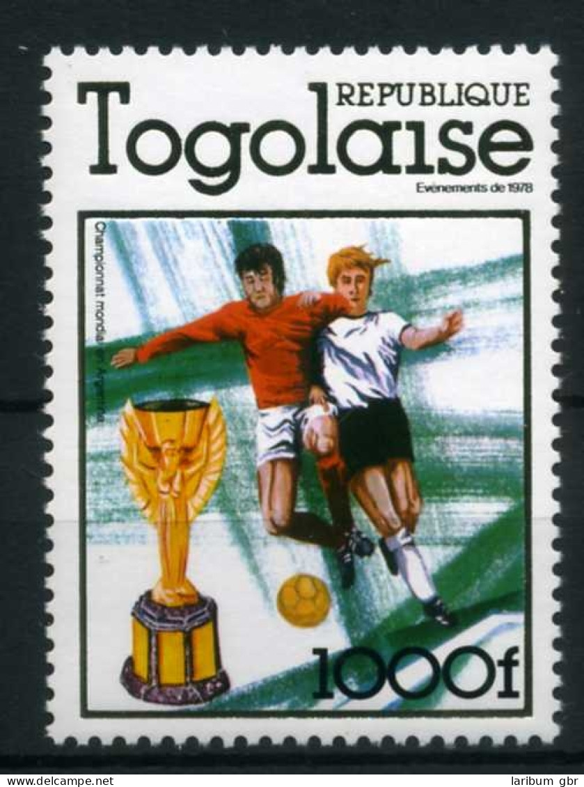 Togo 1282 A Postfrisch Fußball #GE492 - Togo (1960-...)
