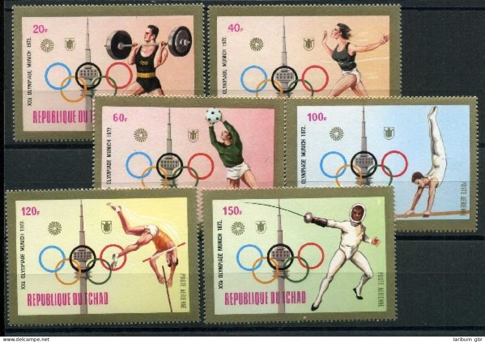 Tschad 582-587 Postfrisch Olympiade 1972 #JG705 - Other & Unclassified